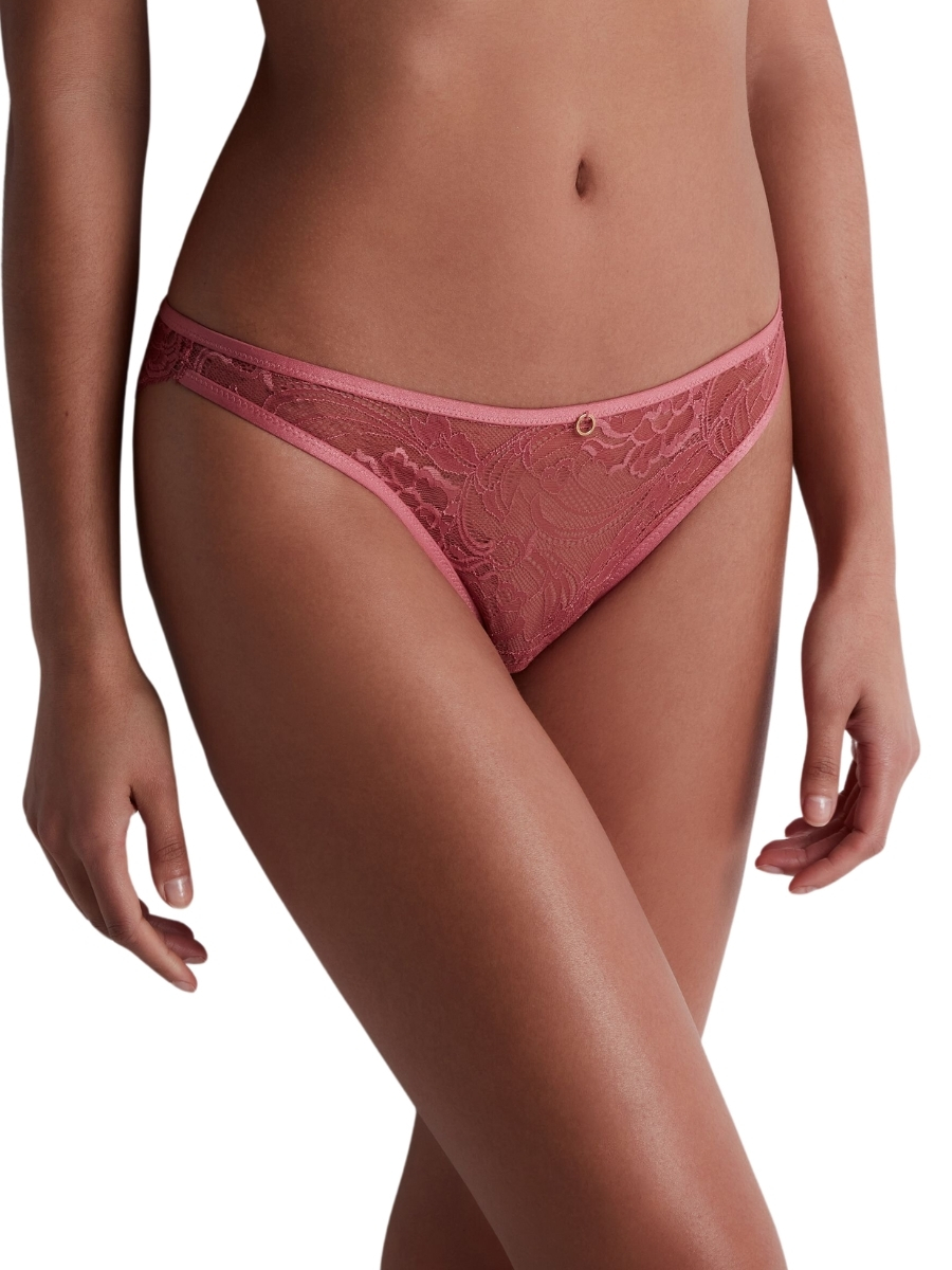 Aubade Womens Feeling Myself Italian Brief – Pink Polyamide – Size Large
