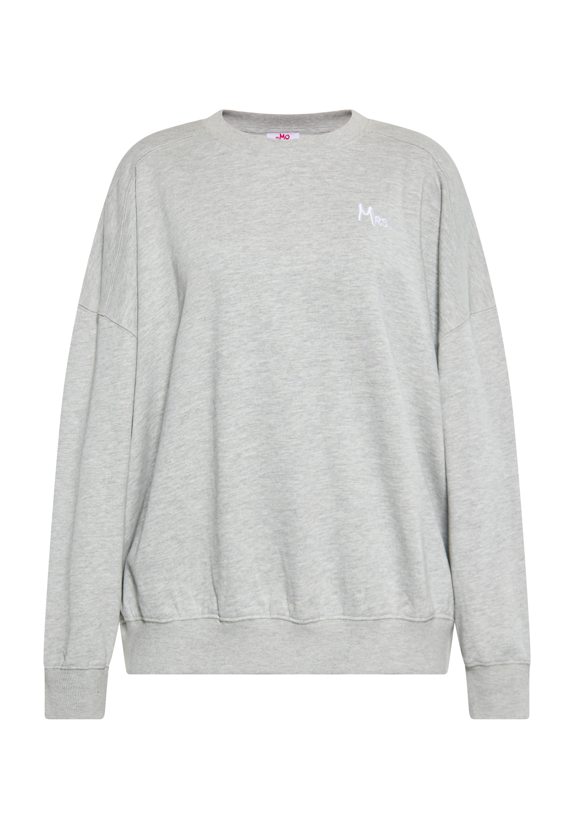 Thumbnail - Mymo Sweatshirt Damen hellgrau melange