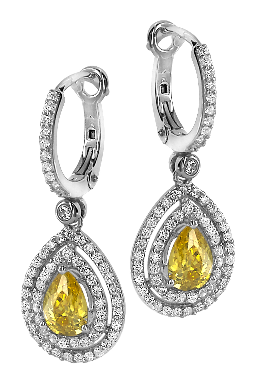 Thumbnail - Orphelia 'Ellen' Damen 925 Sterling Silber Ohrhänger - Silber ZO-7048