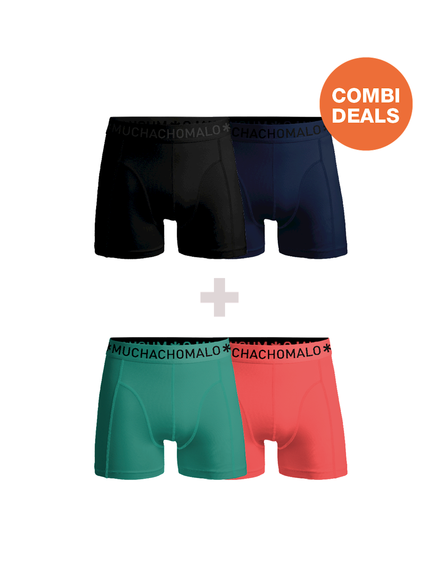 Muchachomalo Boxershorts för män - 2-pack Combideal - Kalsonger för män