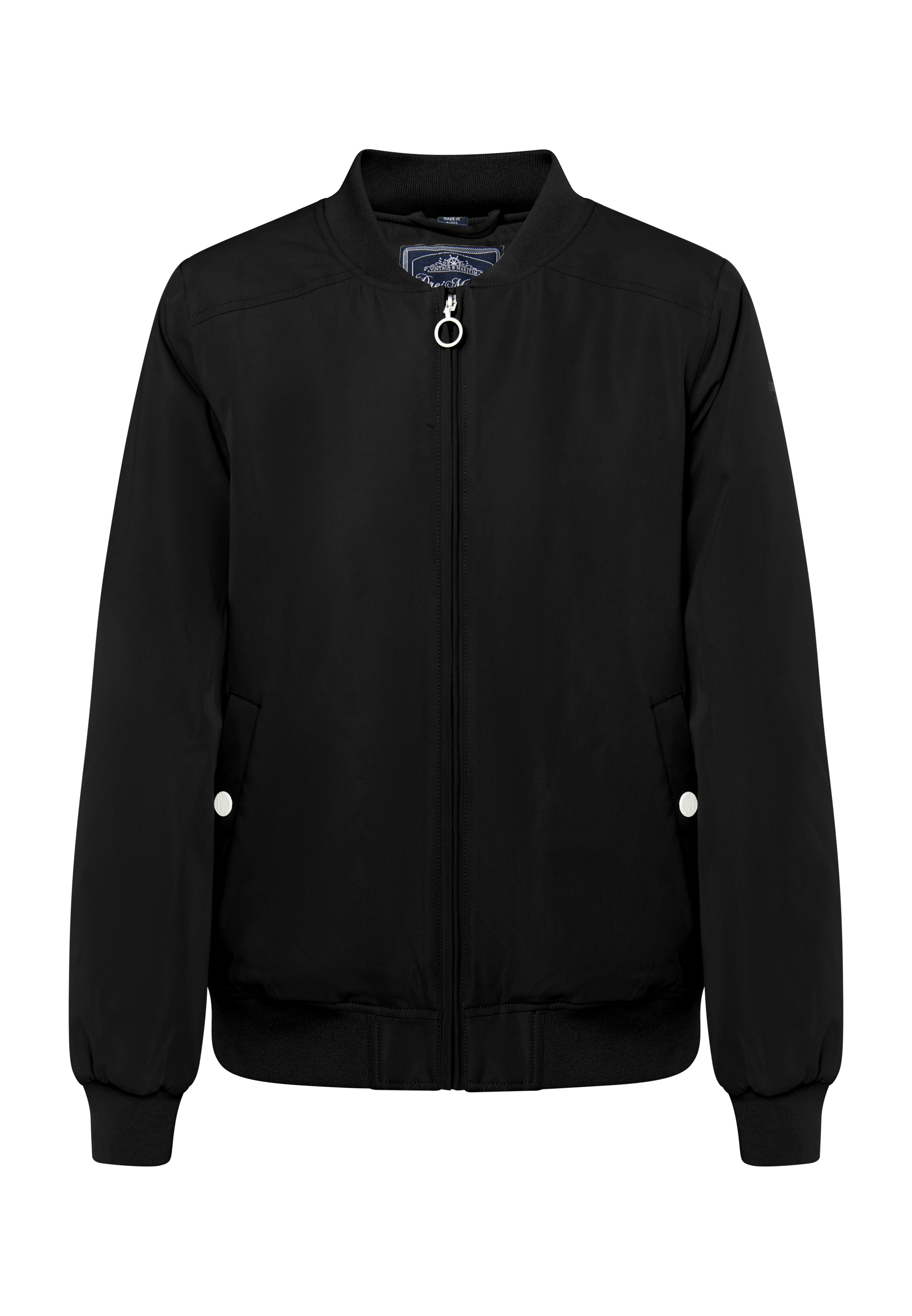 Dreimaster Wattierte Blousonjacke Damen schwarz