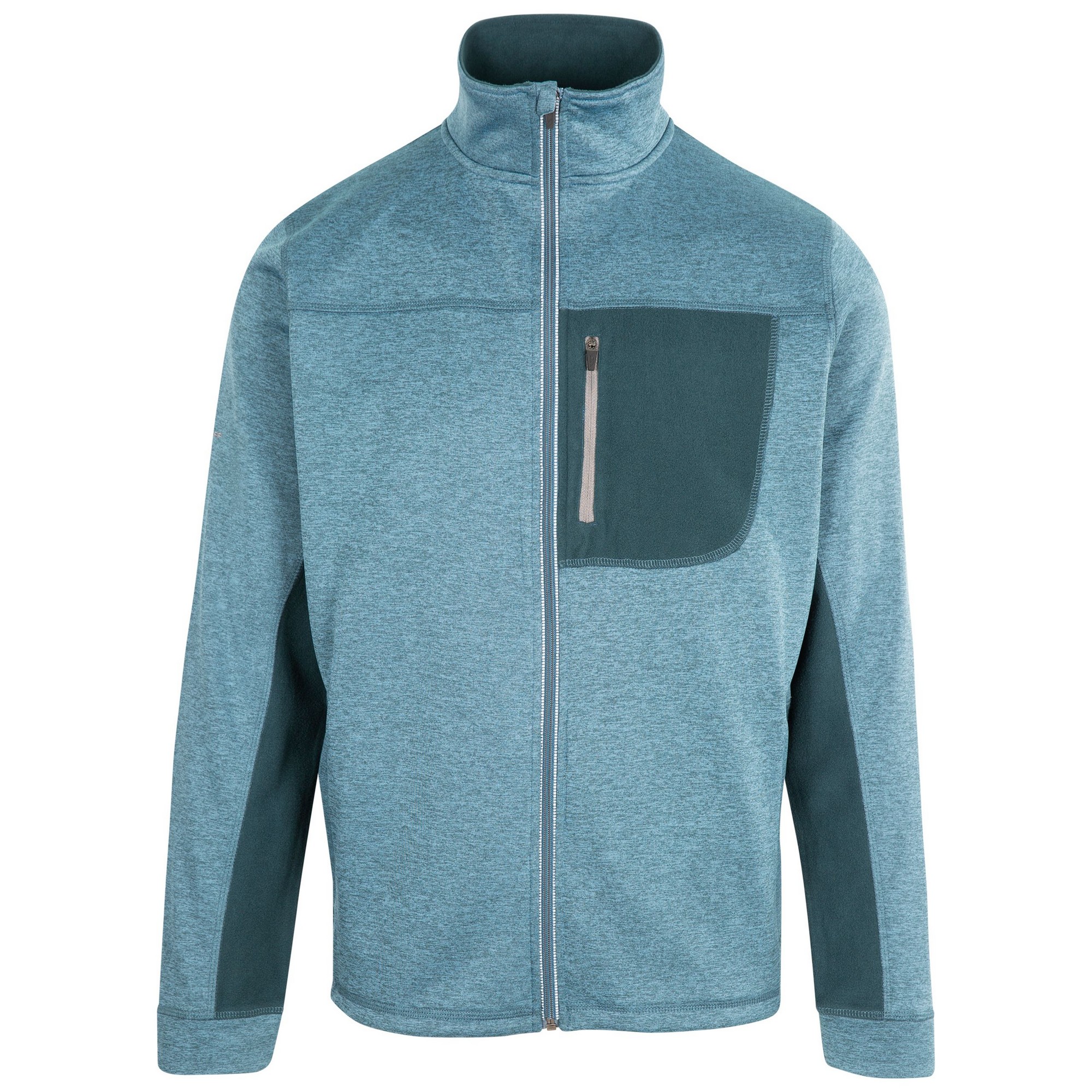 Trespass Mens Radnage Marl AT200 Fleece Jacket (Blue/Grey) - Size Medium