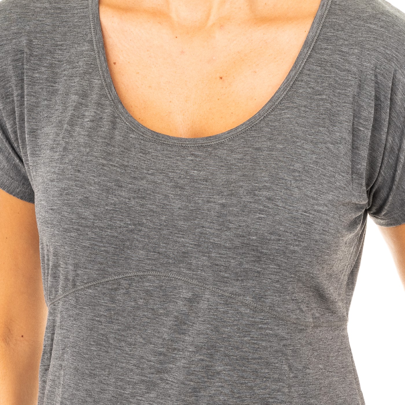 TOMMY HILFIGER Kortärmad T-shirt med rund hals för kvinnor UW0UW00103 dam – bild 2