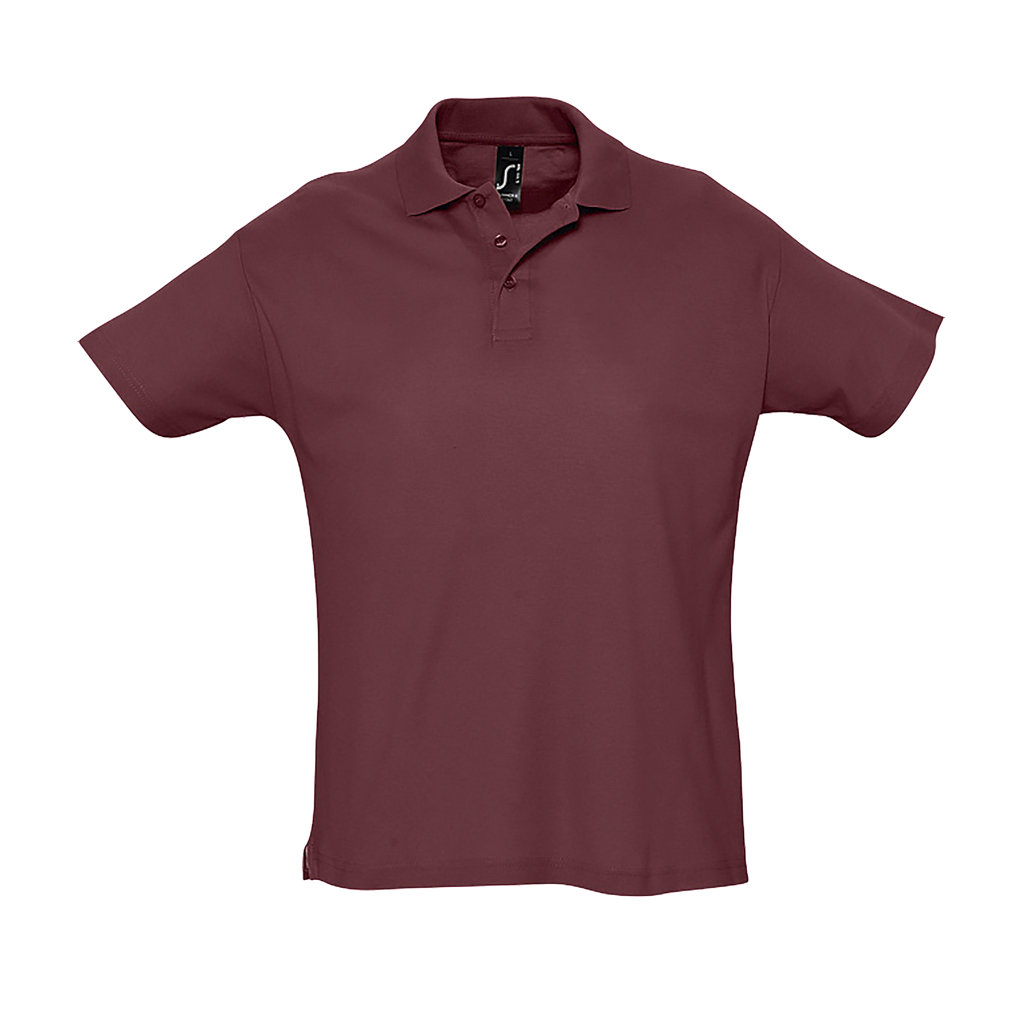 Thumbnail - SOLS Herren Sommer II Pique Kurzarm-Poloshirt (Burgund)