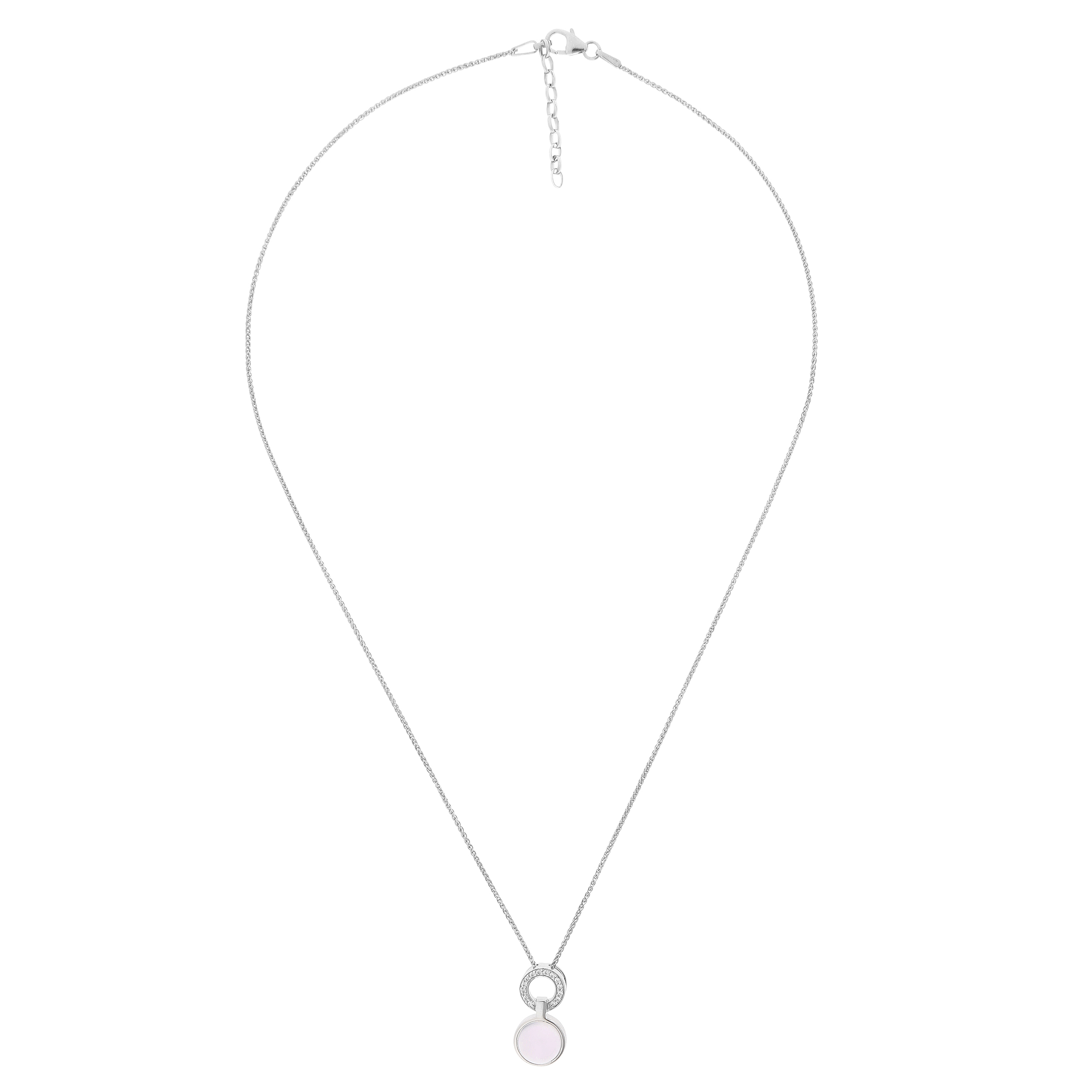Thumbnail - Orphelia 'Marga' Damenkette mit Anhänger aus 925er Sterlingsilber – Silber ZH-7288