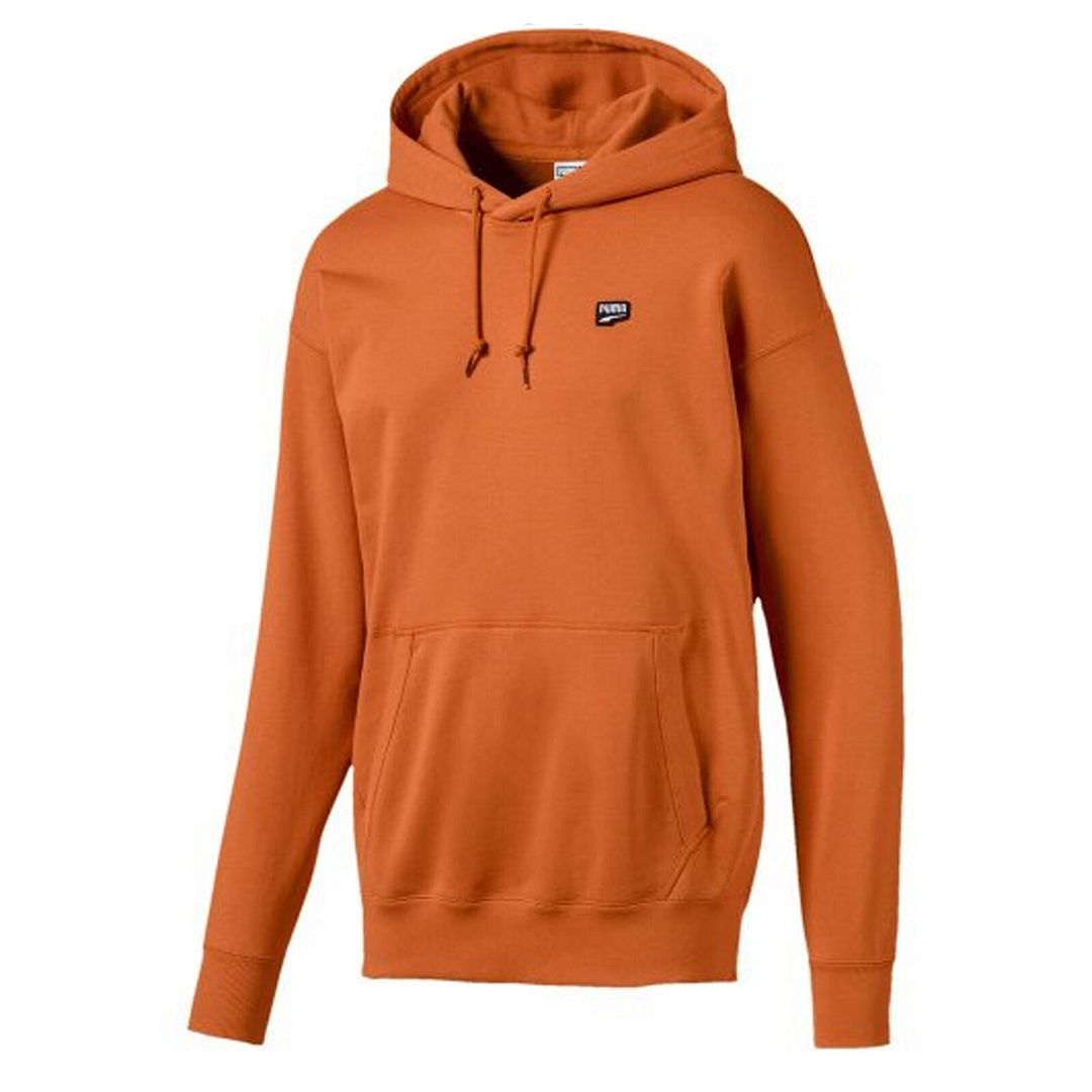 Thumbnail - Puma Streetstyle Langarm Pullover Orange Herren Hoodie 596002 17