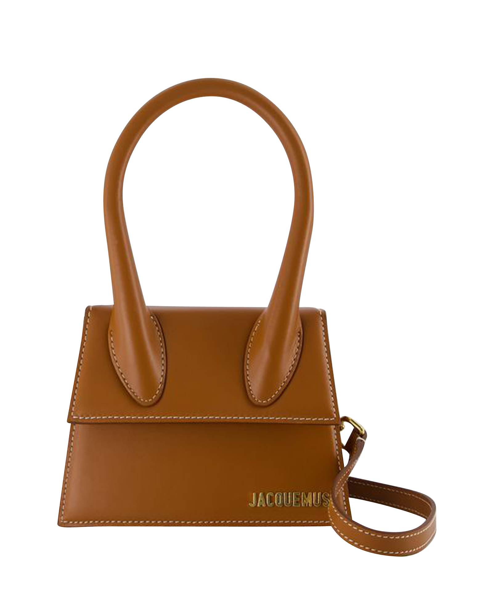 Thumbnail - Le Chiquito Moyen Tasche - Jacquemus - Hellbraun - Leder