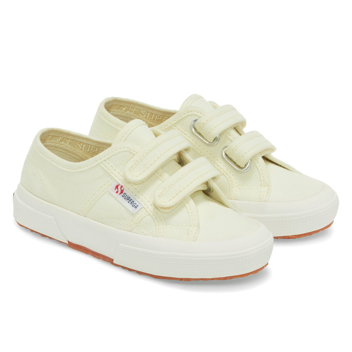 Superga Unisex Kids White Childrens 2750 Jstrap Trainers - 1.5 Uk - 100% Mixed - Image 2