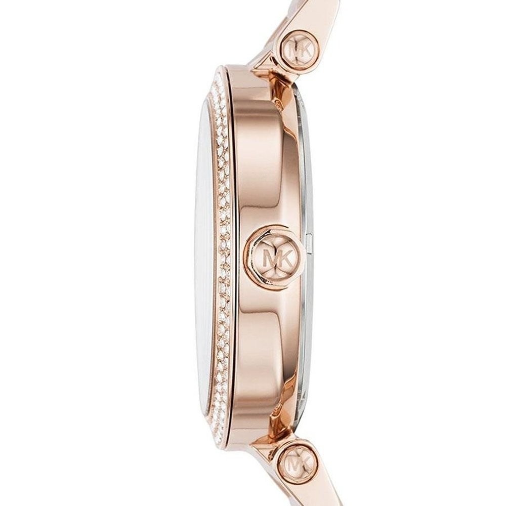 Michael Kors MK6176 Parker Crystal Pave Logo Dial Damklocka 39 mm – bild 2