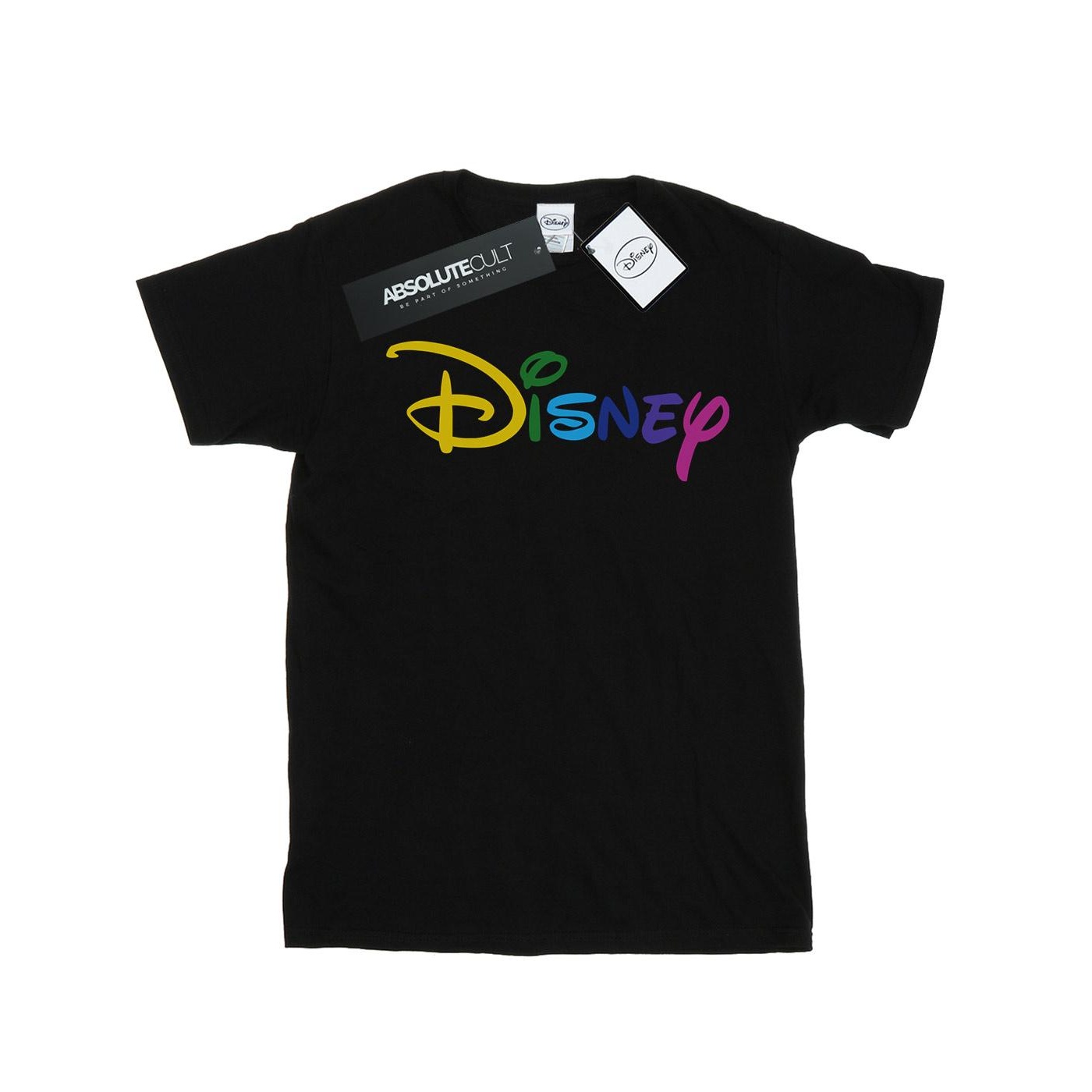 Thumbnail - Disney - "Colour Logo" T-Shirt für Damen (Schwarz)