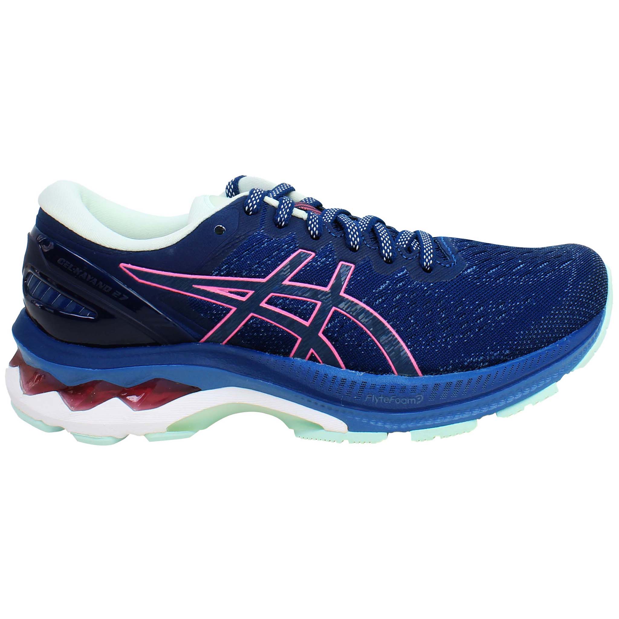 Thumbnail - Asics Gel-Kayano 27 Blaue Laufschuhe für Damen