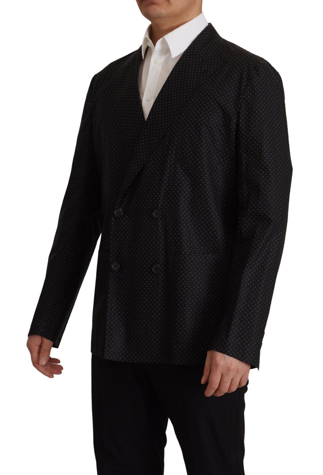 Dolce&Gabbana Prickig Bomullsblazer Herrjacka – bild 2