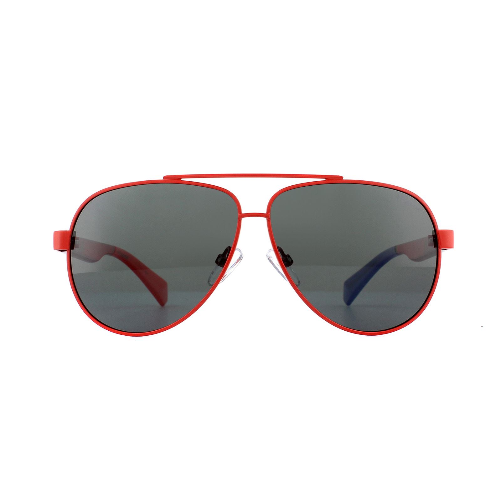 Thumbnail - Polaroid Kindersonnenbrille PLD 8034/S C9A M9 Rot Grau Polarisiert