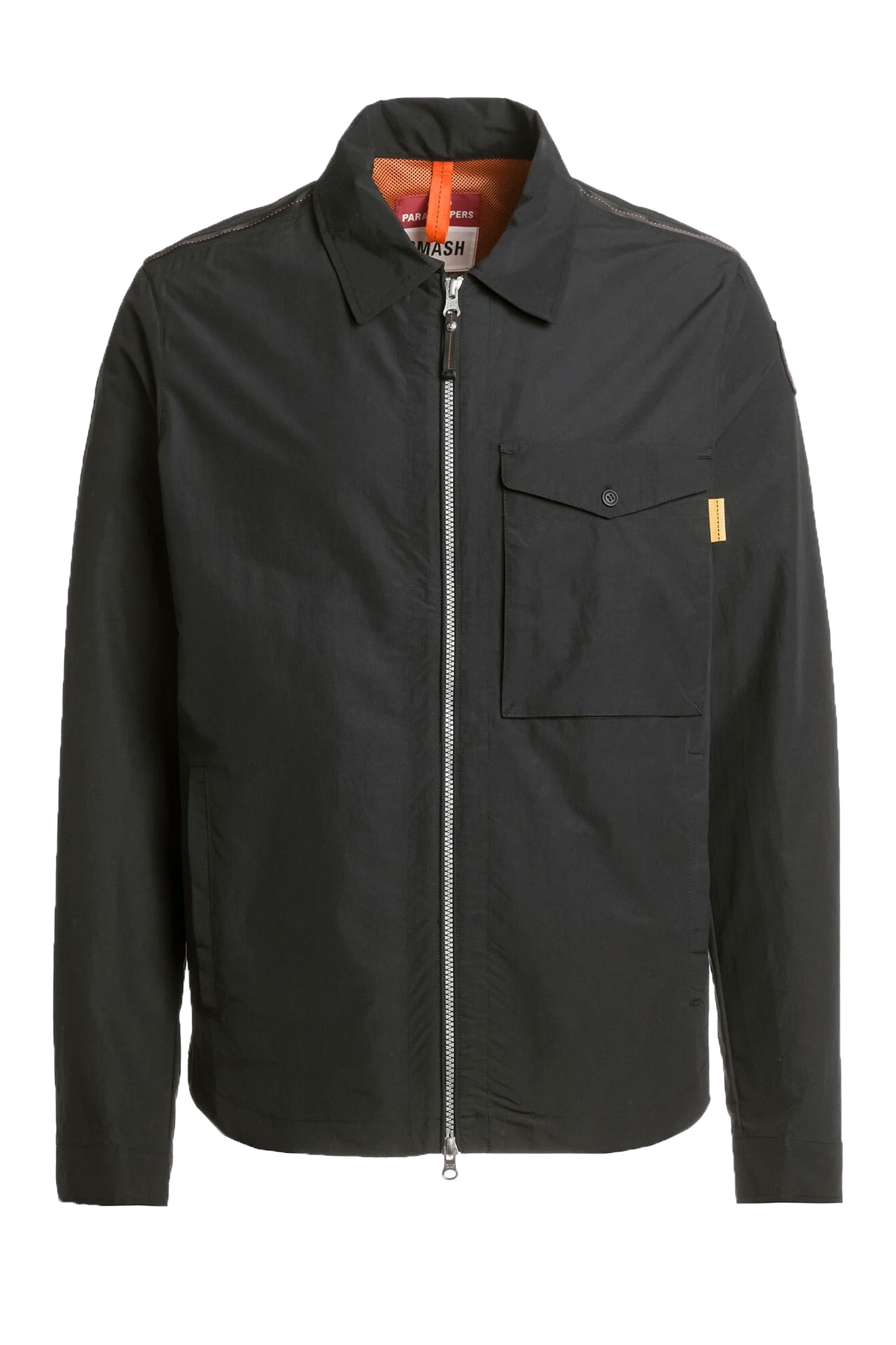 Parajumpers Mens Rayner Overshirt Jacket Black - Size Medium