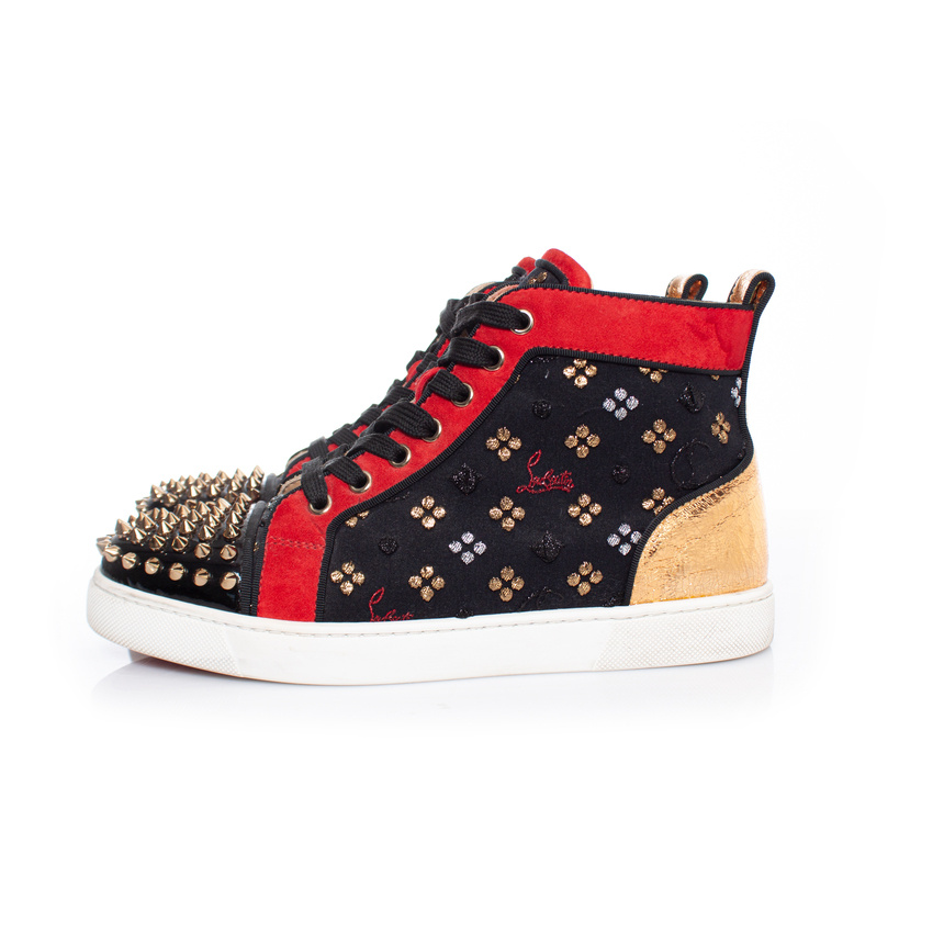 Christian Louboutin Pre-owned Lou Spike hög top sneakers dam – bild 2