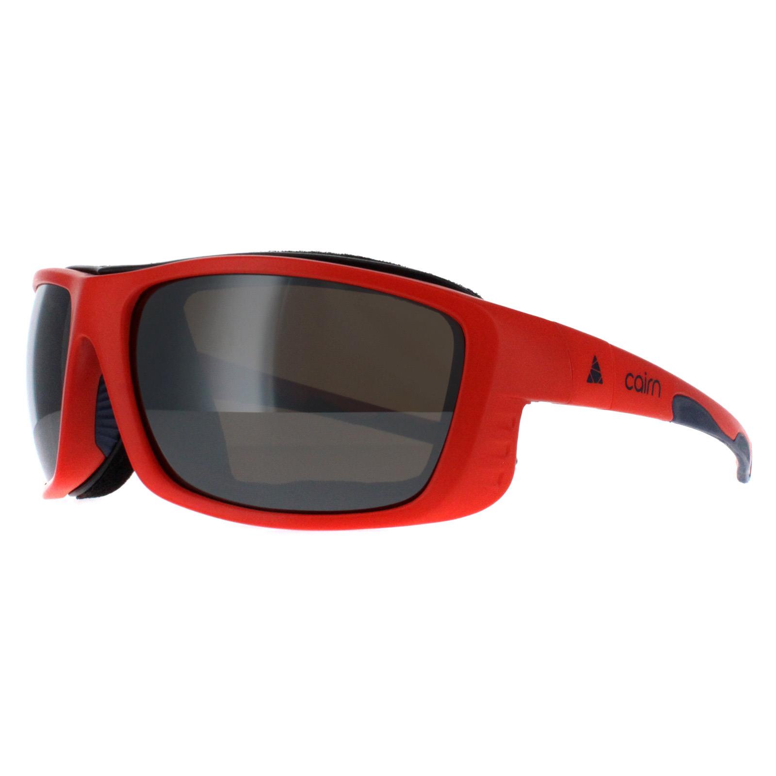 Thumbnail - Cairn Sport Unisex Scharlachrot Mitternachtsblitz Grau Photochromic Eisen