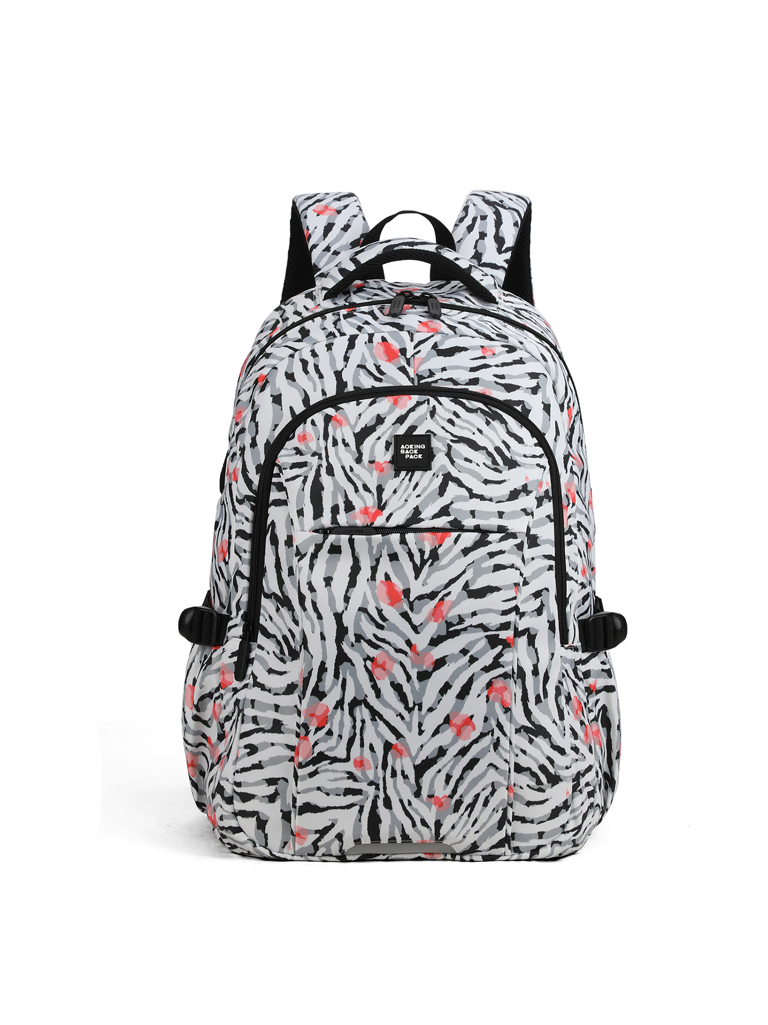 Thumbnail - Aoking Rucksack Unisex BLACK AND WHITE