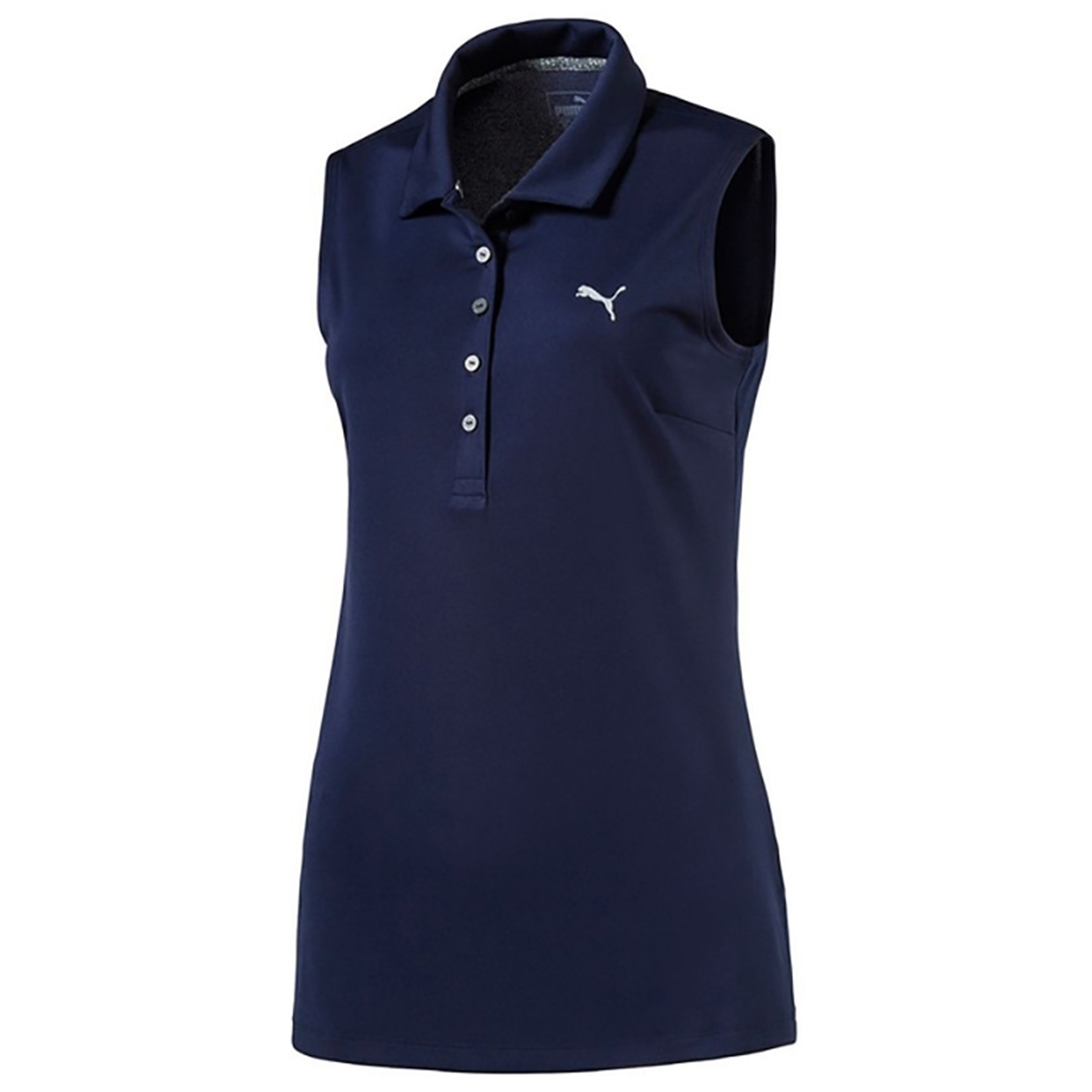 Thumbnail - Puma Drycell Pounce Pounce Polo Shirt Navy Womens Top 574773 03