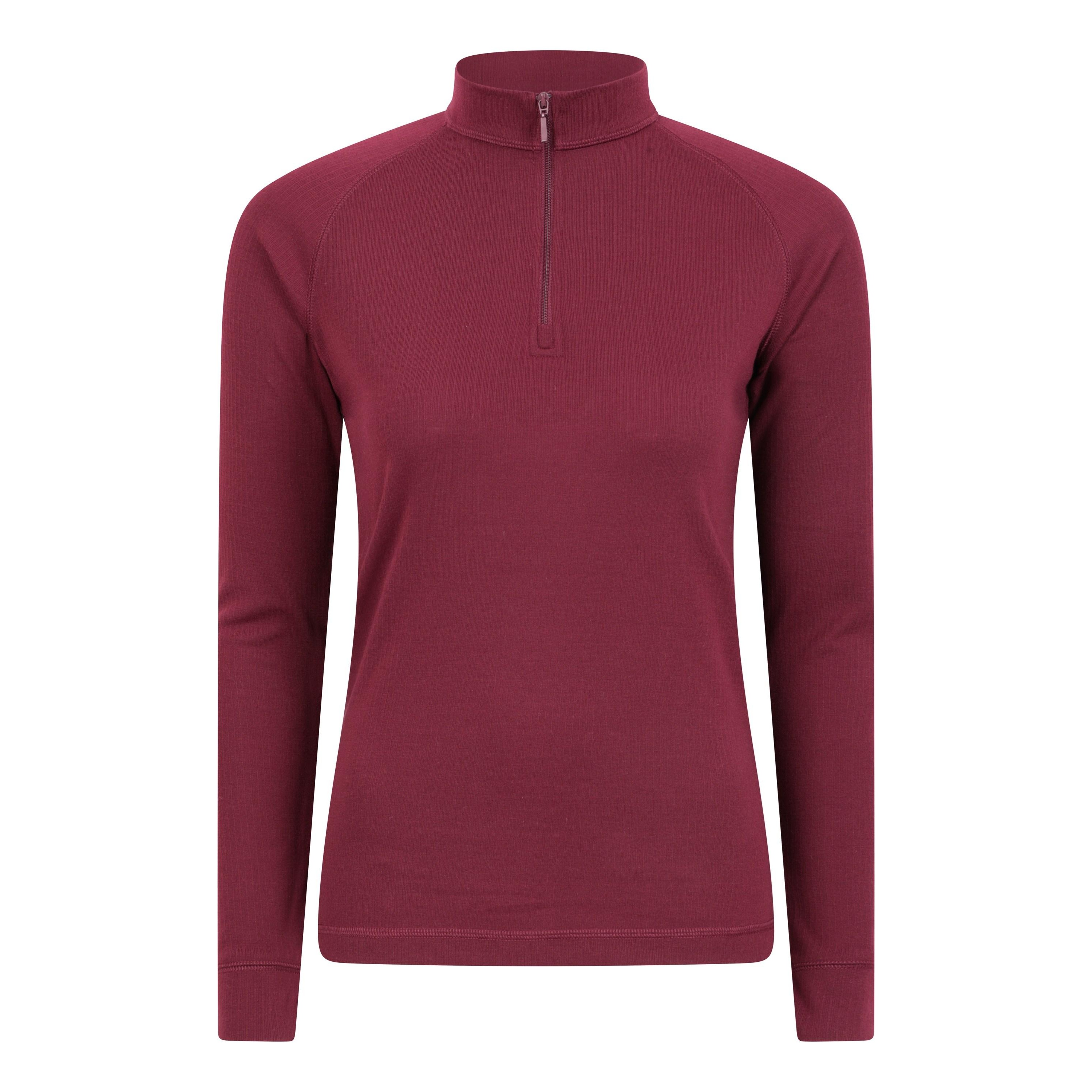 Thumbnail - Mountain Warehouse - "Talus" Thermo-Top Reißverschluss für Damen Langärmlig (Pink)