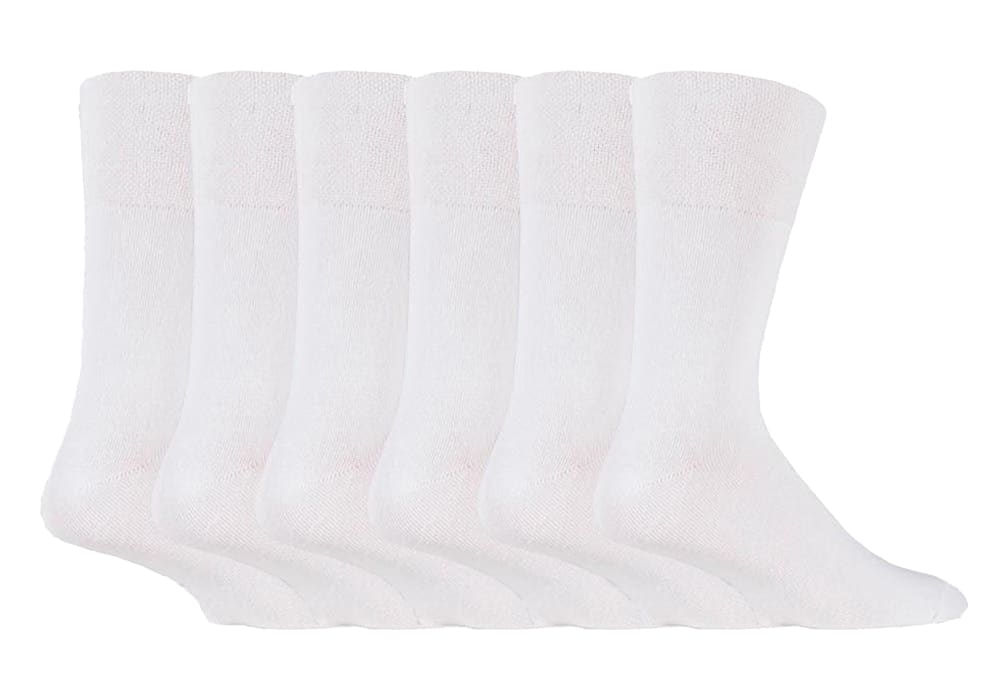 Thumbnail - Herren 6er Pack nicht elastische Diabetikersocken mit handgekettelten Zehennähten