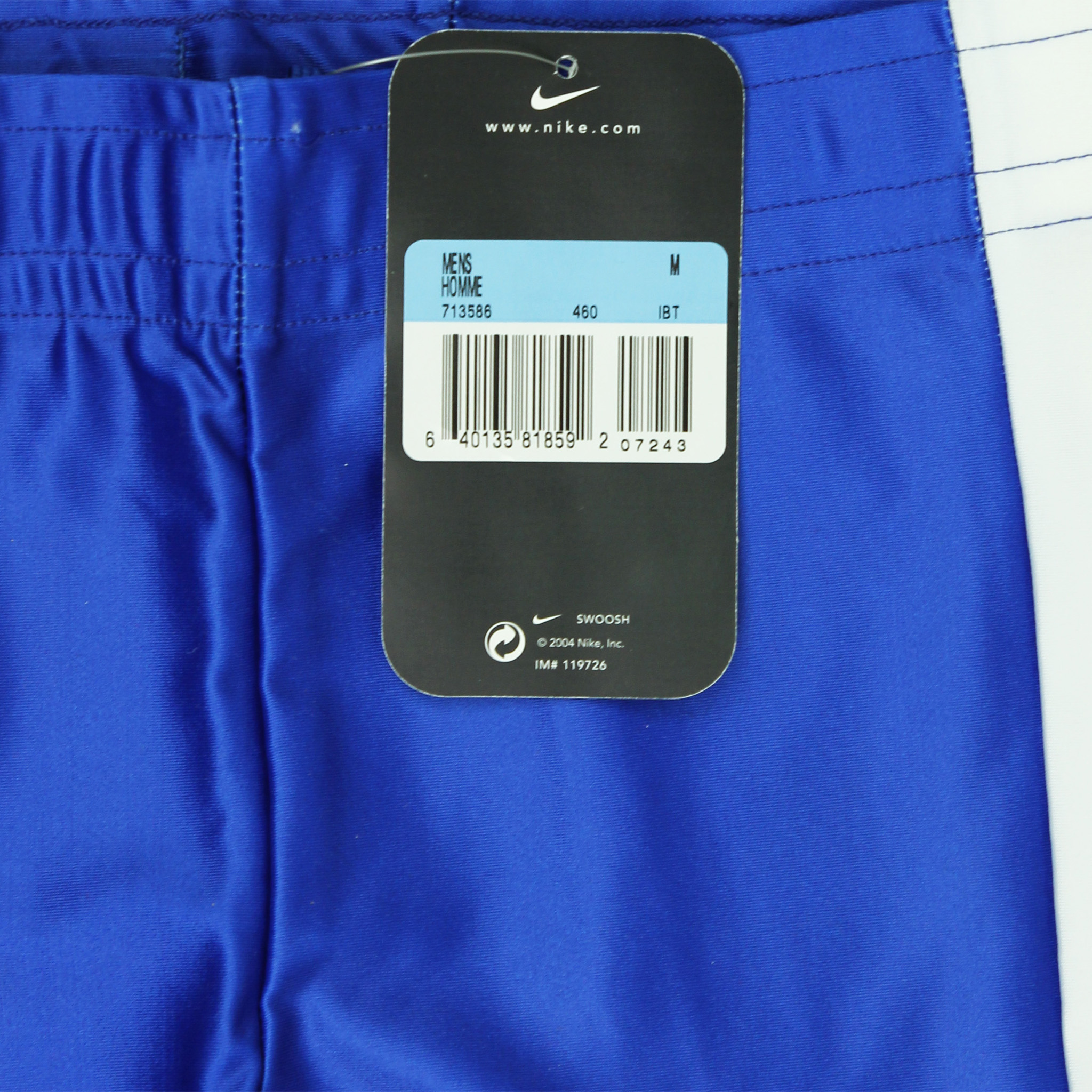 NIKE Dri-Fit Stretch Midja Blå Vit Herr Löparshorts 713586 460 – bild 2