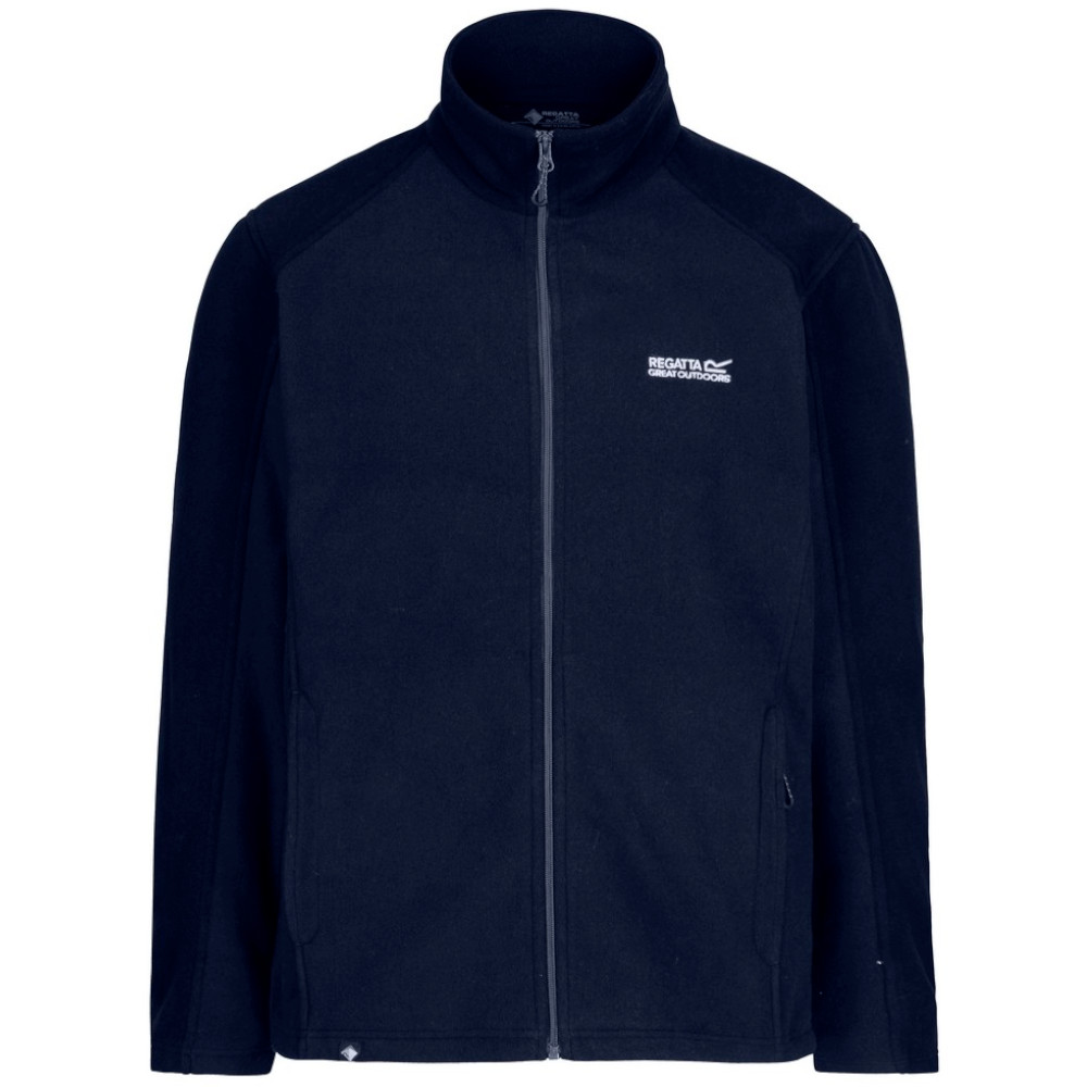 Thumbnail - Regatta Great Outdoors Herren Hedman II Fleece-Jacke, zweifarbig (Marineblau/Marineblau)