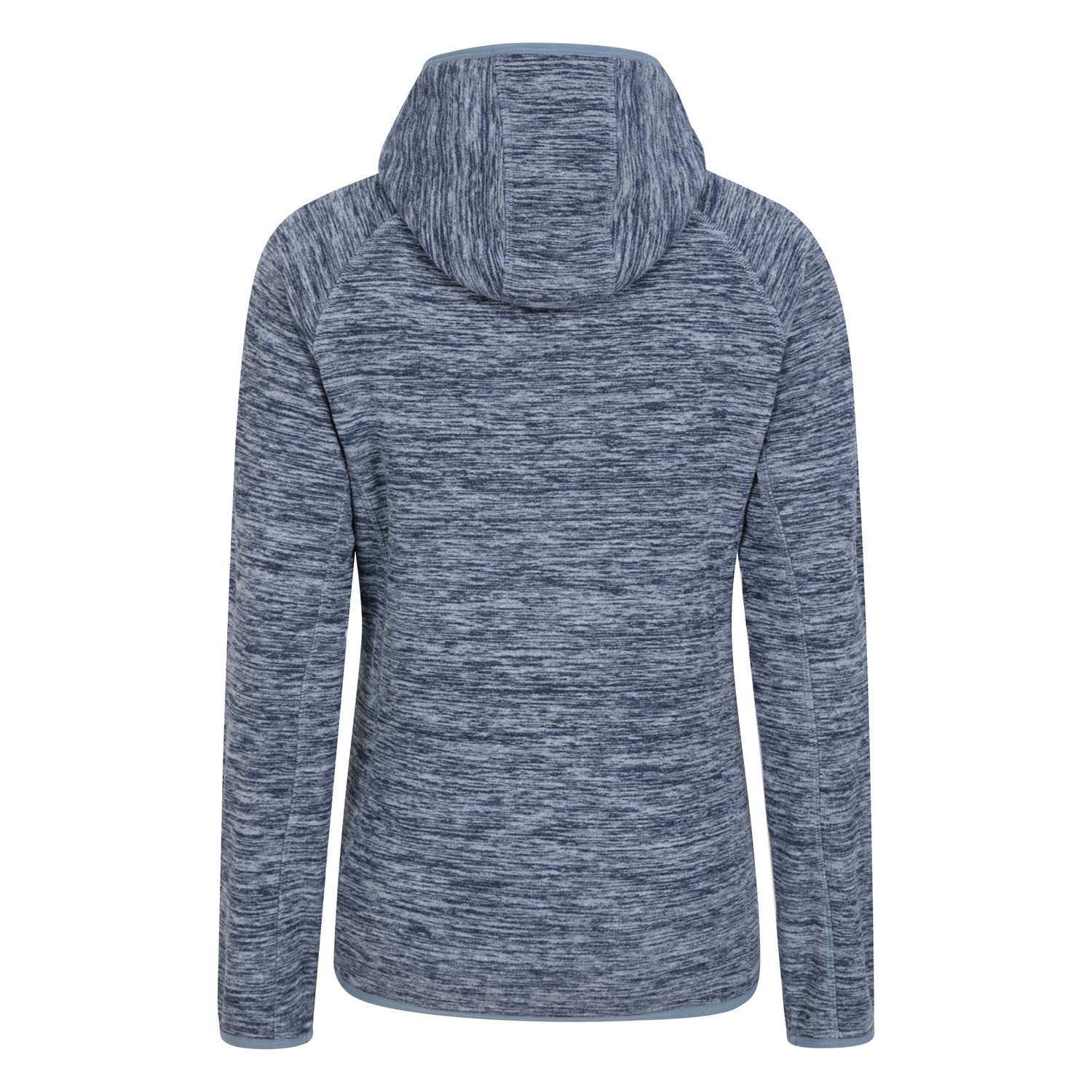 Mountain Warehou Dam/Ladies Lleyn II Melange Hoodie med full dragkedja (mörkblå) – bild 2