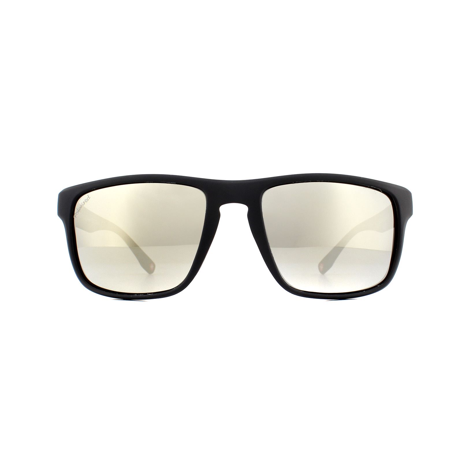 Montana Mens Sunglasses SP314B Black Rubber Revo Silver Mirror Polarized - One Size