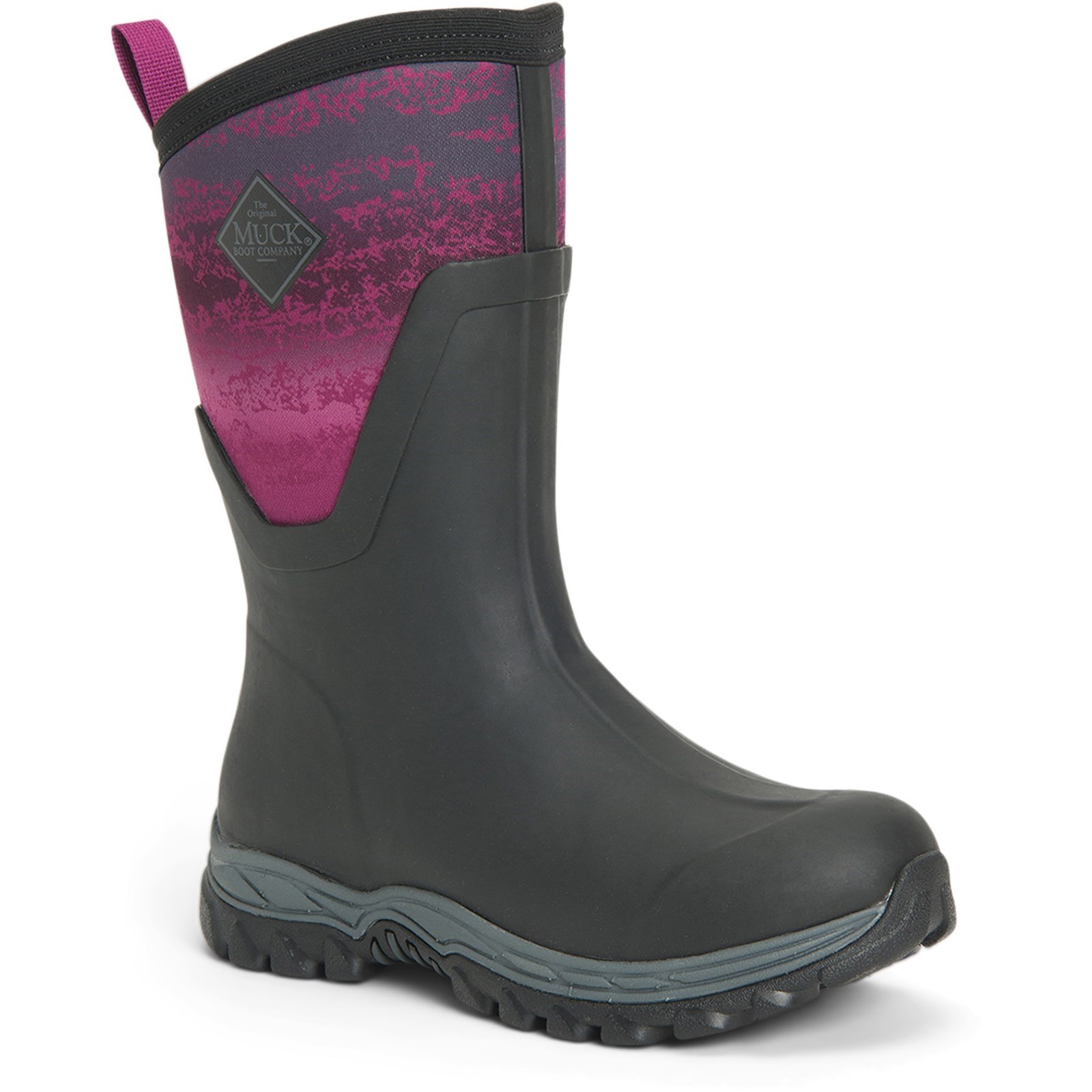 MUCK BOOTS Womens Arctic Sport Mid Wellingtons – Black Neoprene – Size UK 9