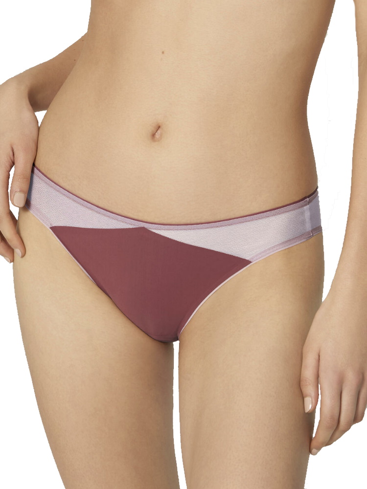 Sloggi Womens OXYGENE Mini Brief - Purple Cotton - Size Medium