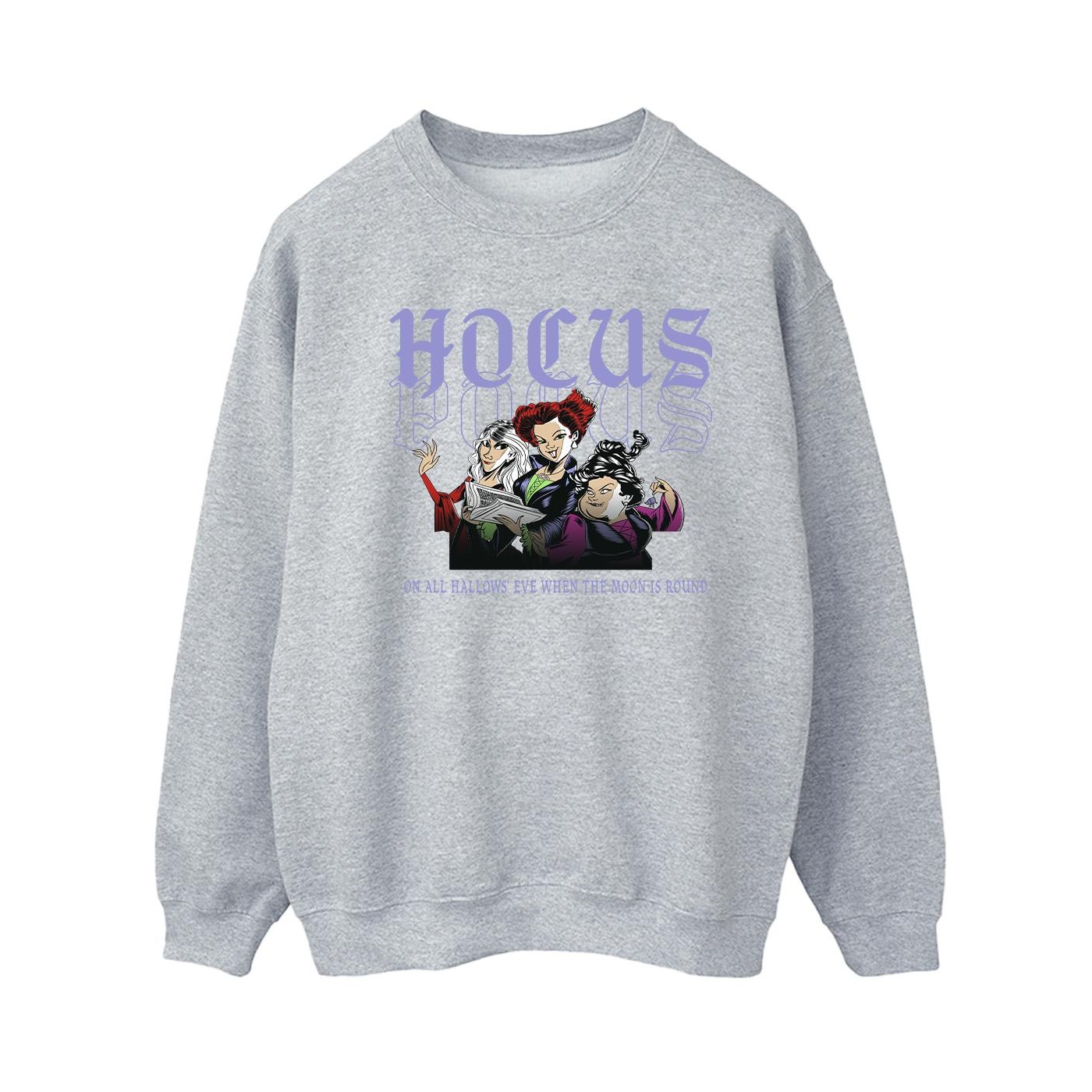 Thumbnail - Disney - "Hocus Pocus Hallows Eve" Sweatshirt für Damen (Grau)