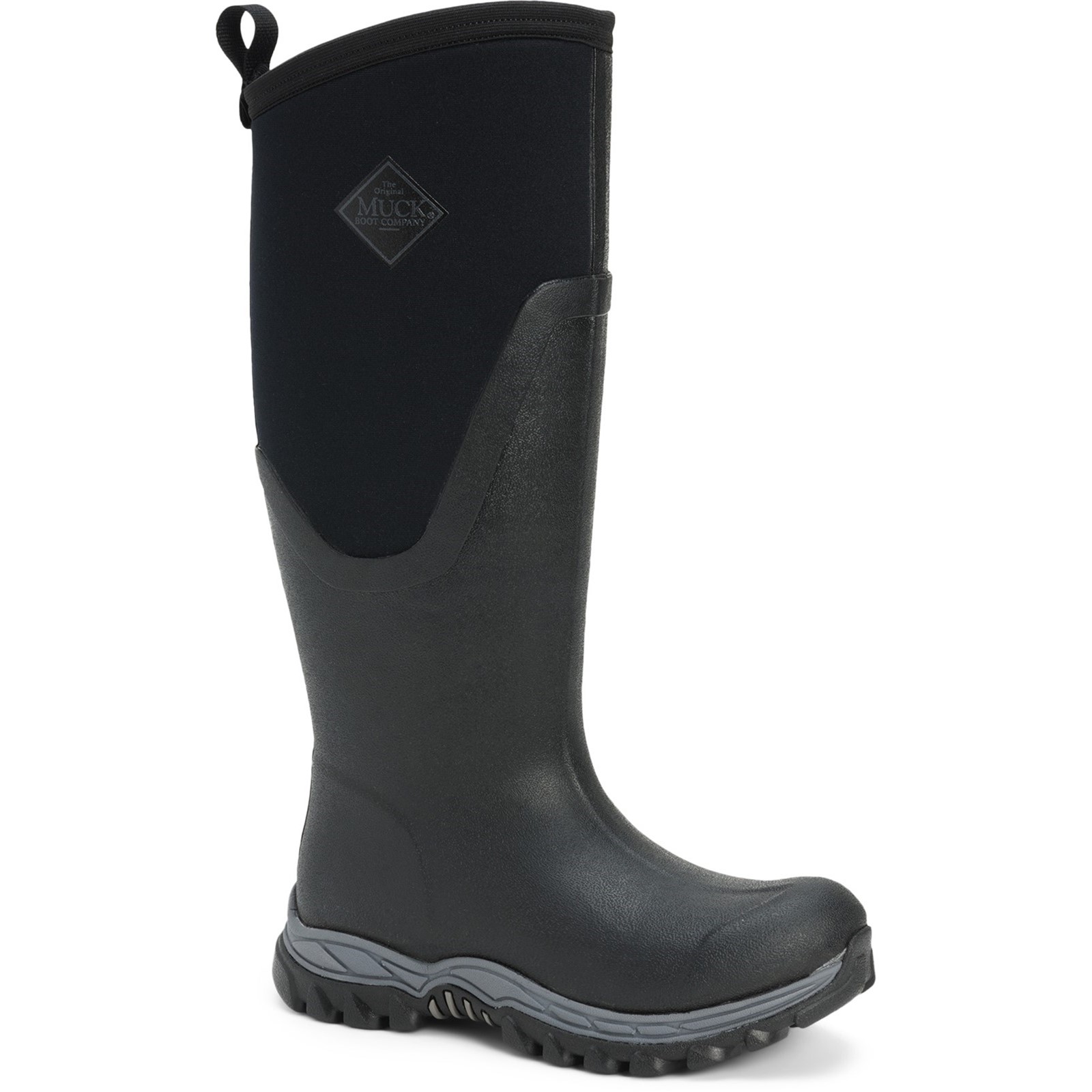 MUCK BOOTS Womens Arctic Sport II Tall Wellingtons – Black Neoprene – Size UK 5