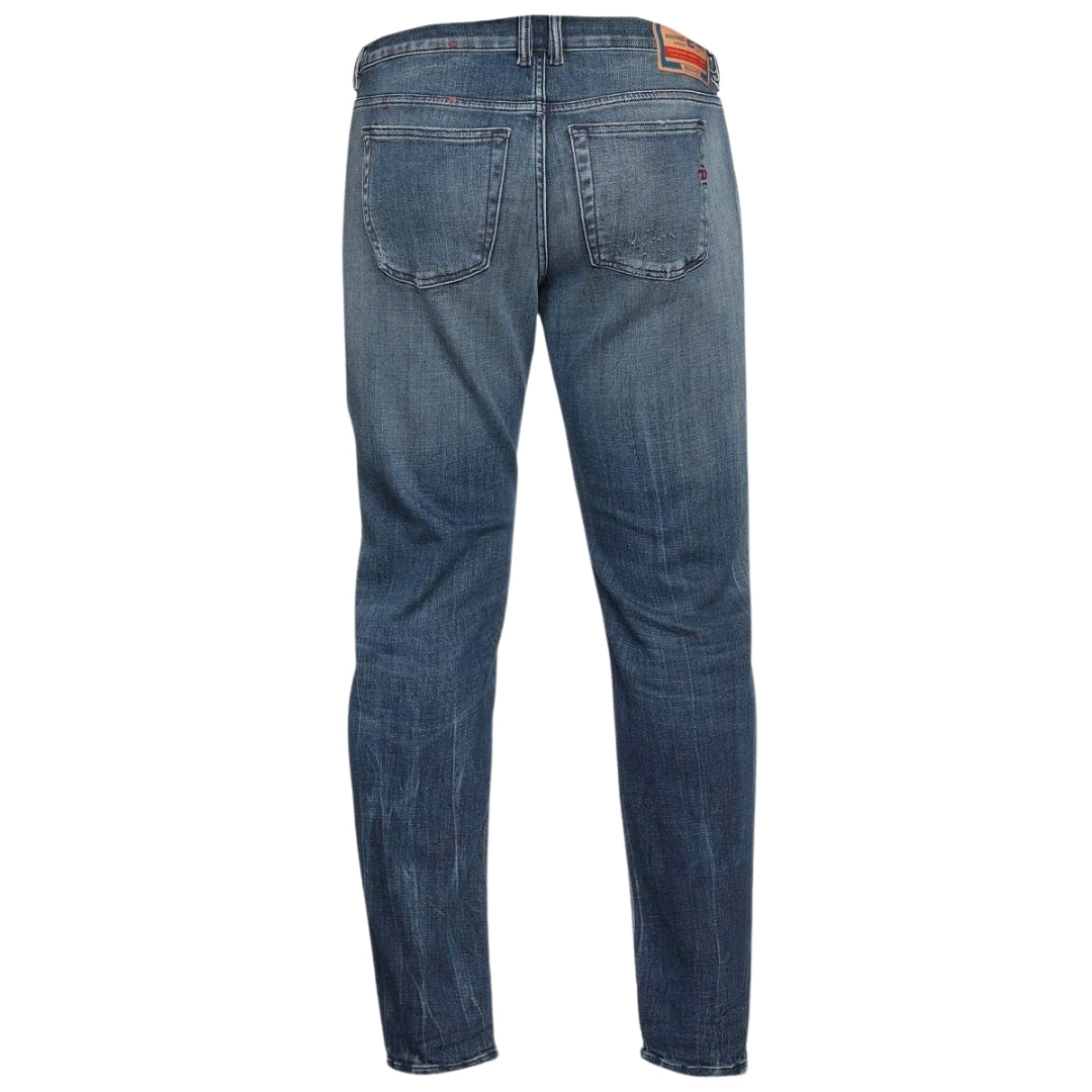 Sleenker Fadeded Blue Denim Jeans 2