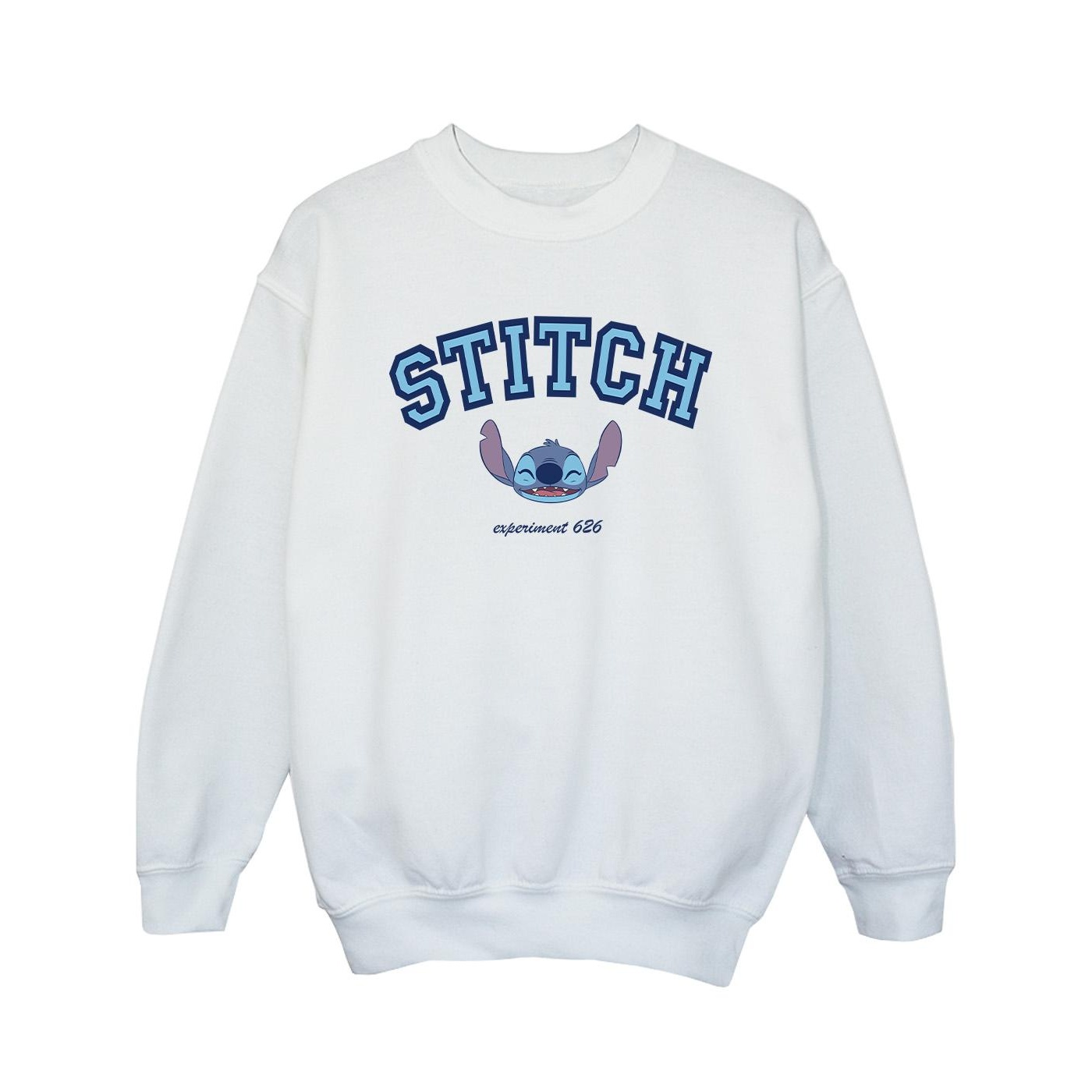 Thumbnail - Disney - "Lilo And Stitch Collegial" Sweatshirt für Mädchen (Weiß)