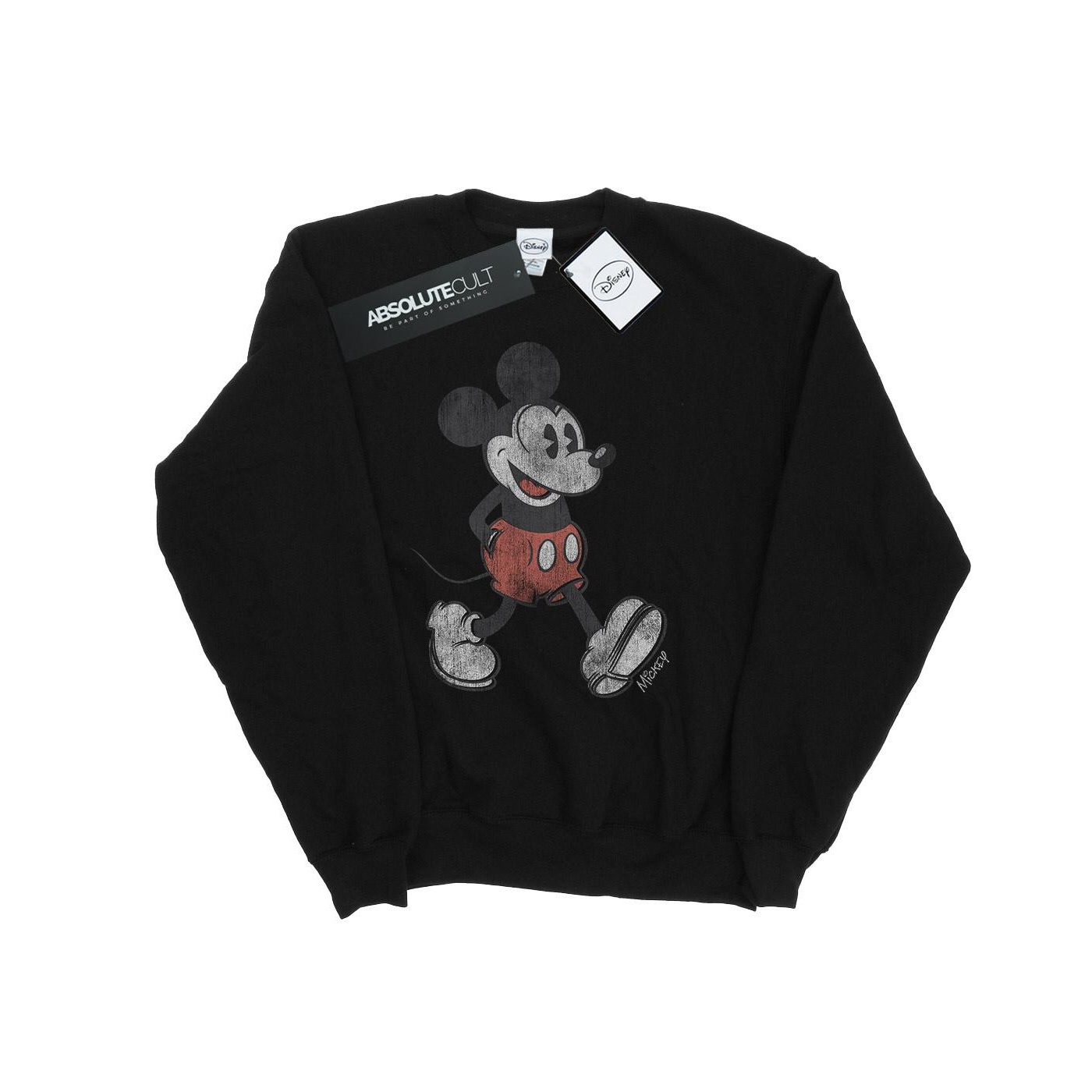 Thumbnail - Disney - "Walking" Sweatshirt für Herren (Schwarz)