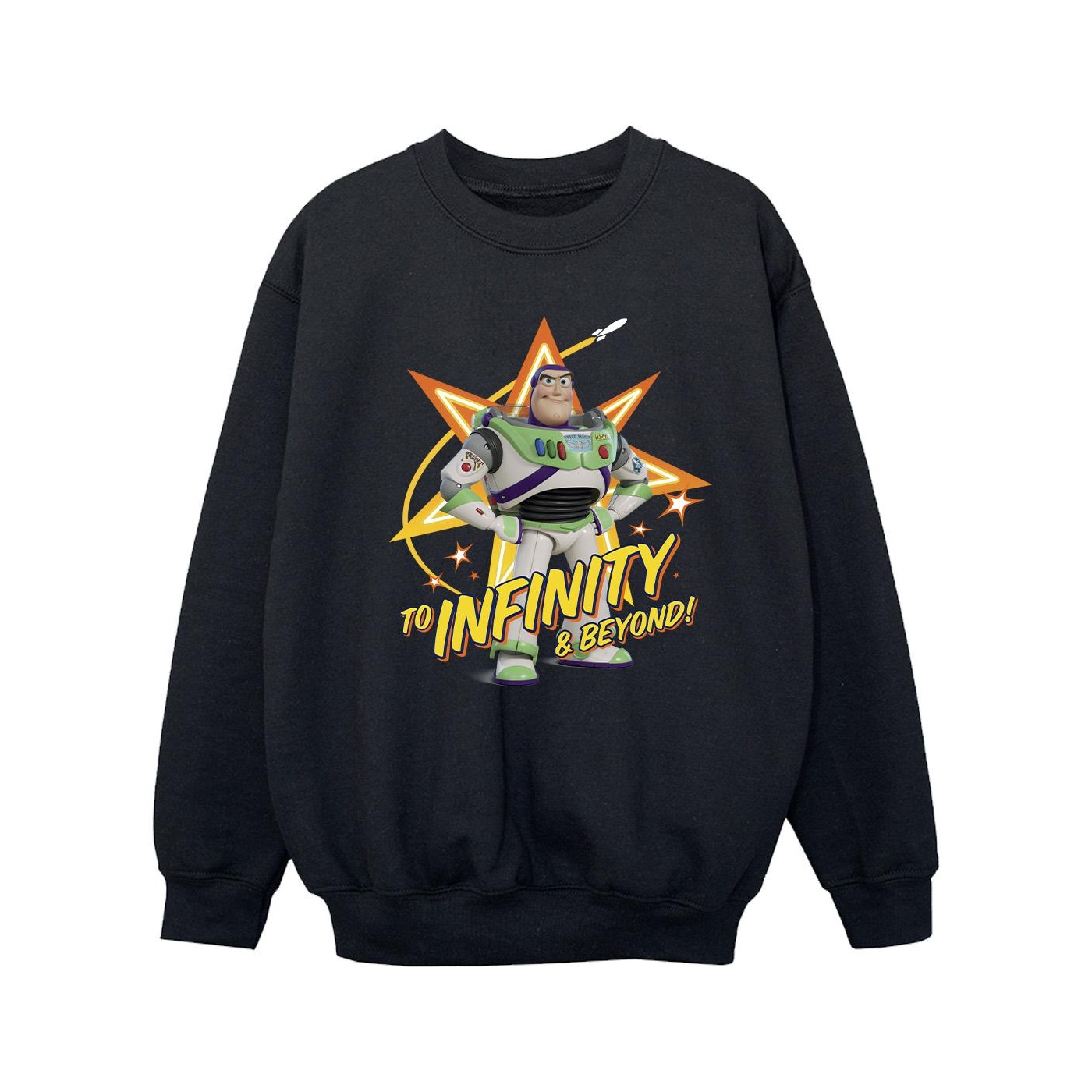 Thumbnail - Disney - "Toy Story Buzz To Infinity" Sweatshirt für Mädchen (Schwarz)