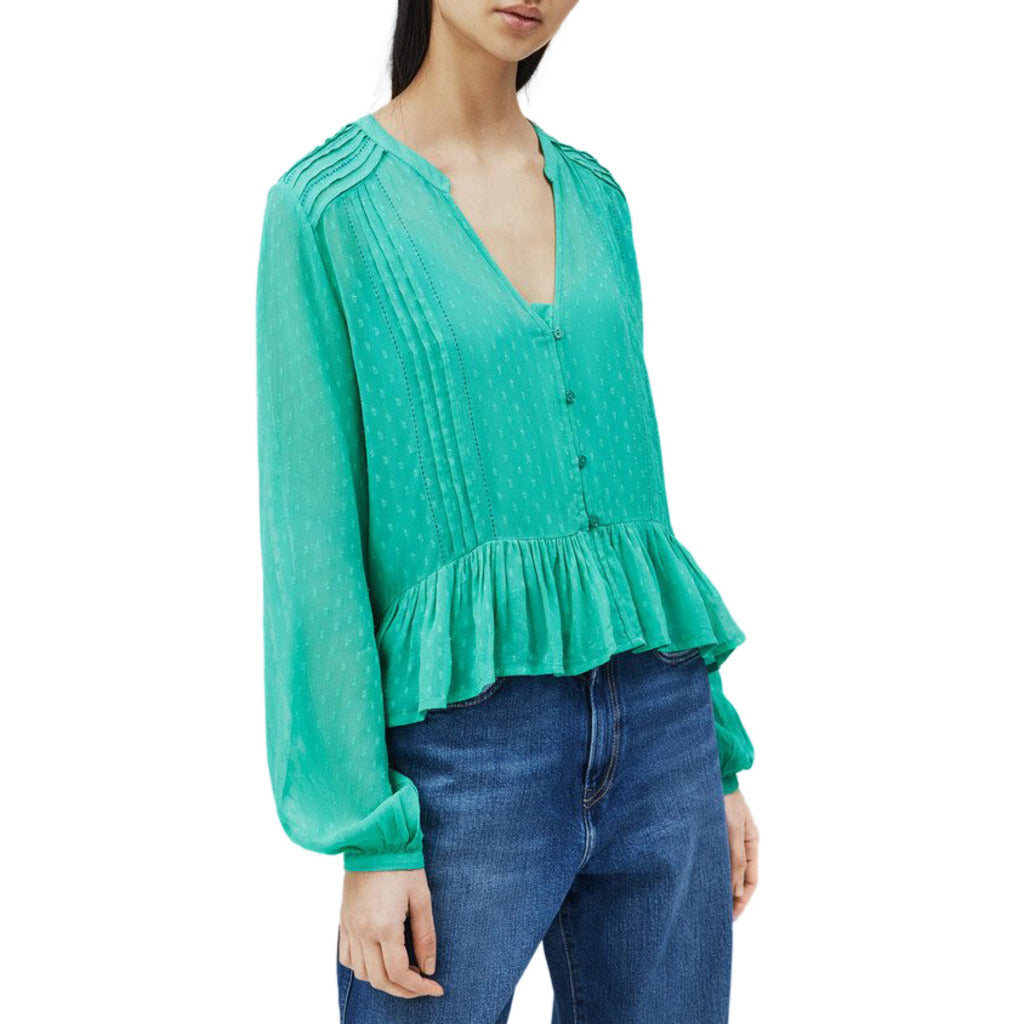 Thumbnail - Pepe Jeans Arvana_PL303947 Grünes Damenhemd
