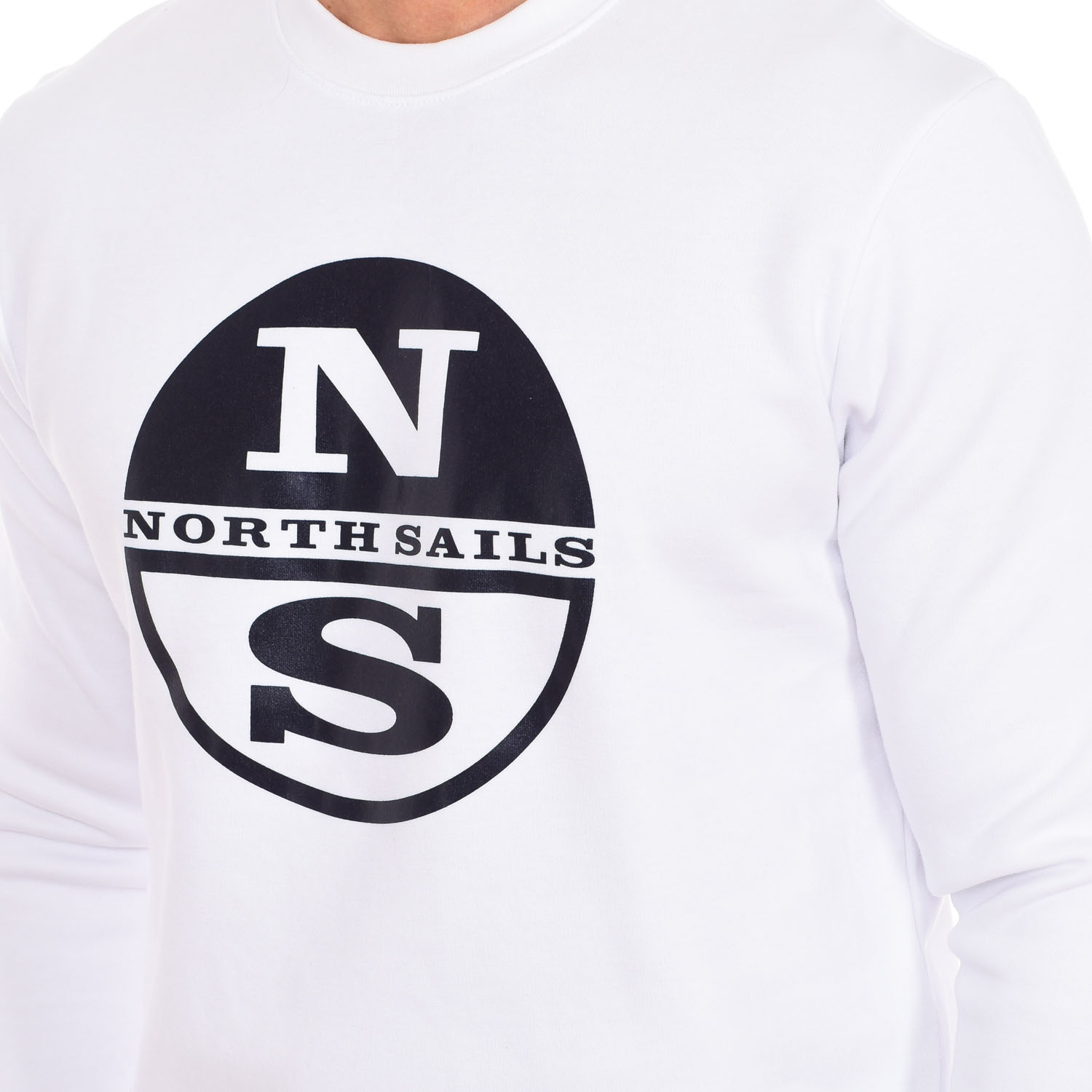 North Sails Långärmad crew-neck sweatshirt 9024130 herr – bild 2