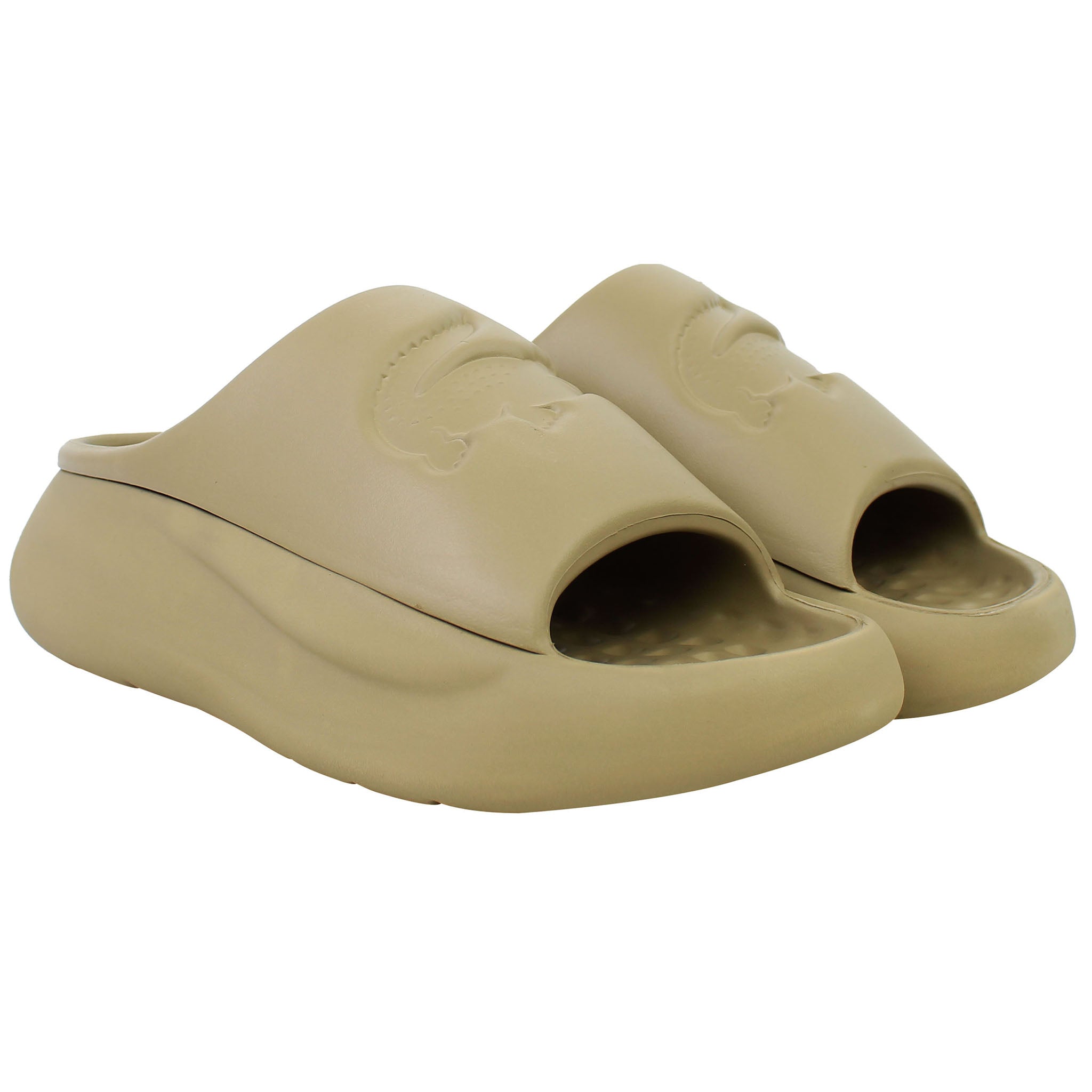 Thumbnail - Lacoste Serve Slide 3.0 223 1 CFA Braune Damen-Slider