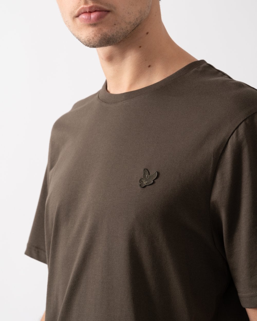 Lyle & Scott Lyle &amp; Scott Tonal Eagle Form Grön T-shirt herr – bild 2