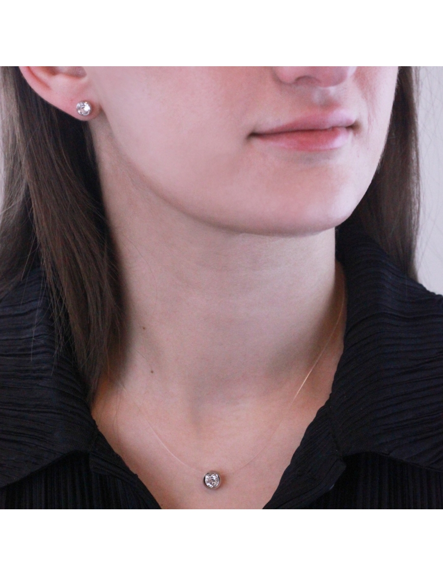MYC Paris Moon Set och låda Silver och kristall smyckeskrin dam – bild 2