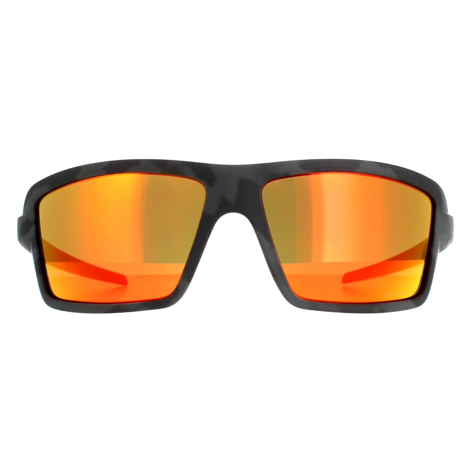 Thumbnail - Oakley Wrap Mens schwarz Camo Prizm Ruby Kabel