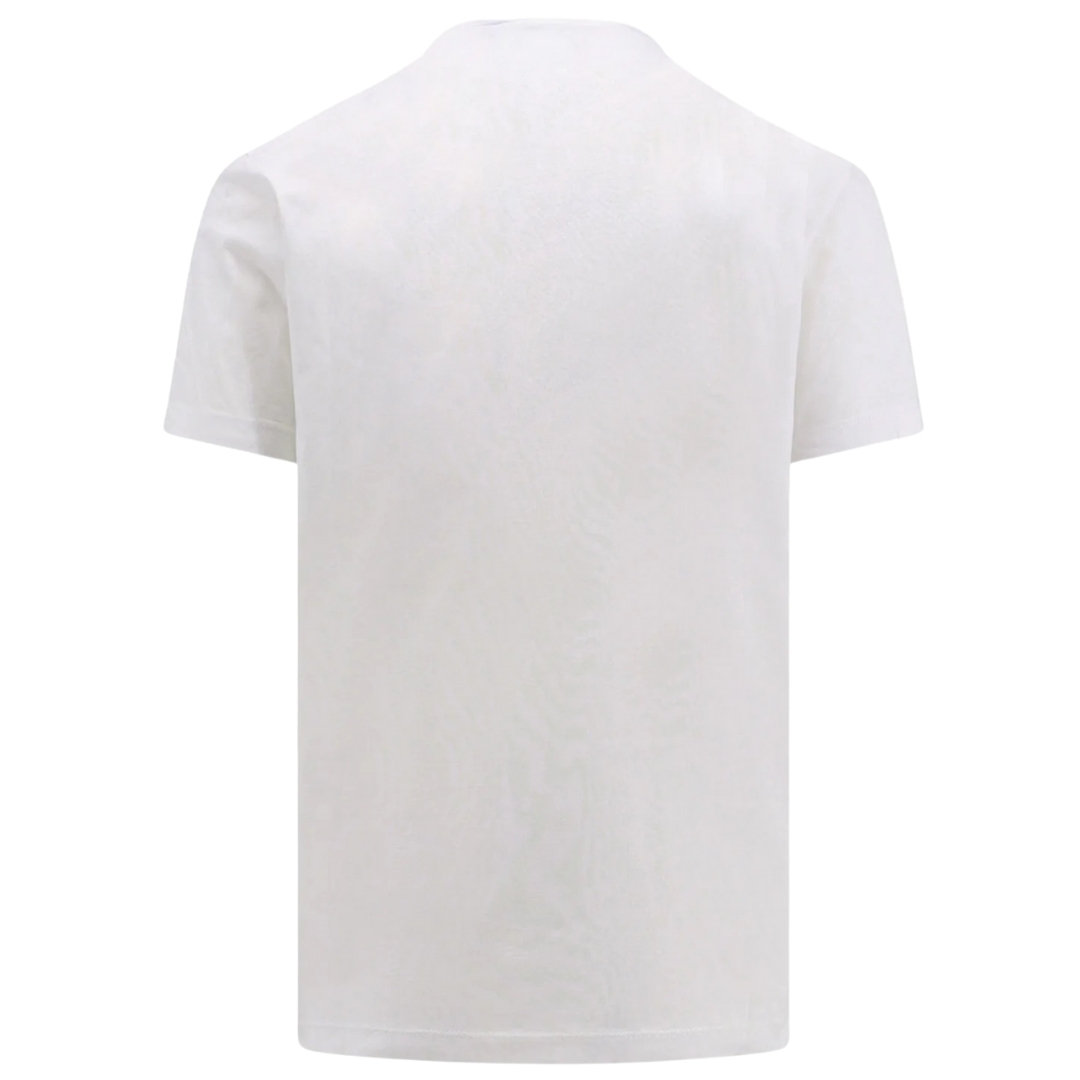Dsquared2 Icon Stamps Logo Vit T-shirt herr – bild 2
