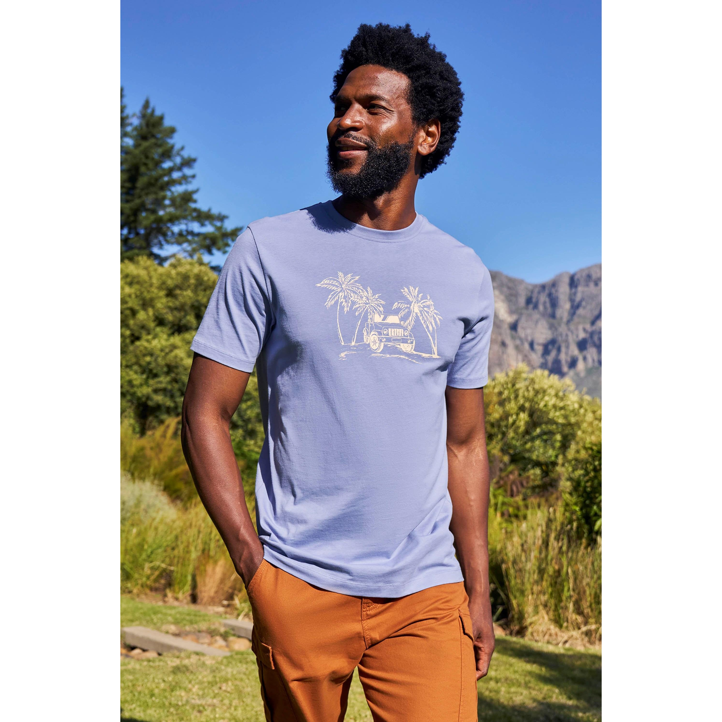 Thumbnail - Mountain Warehouse - "Ocean Drive" T-Shirt für Herren (Blau)