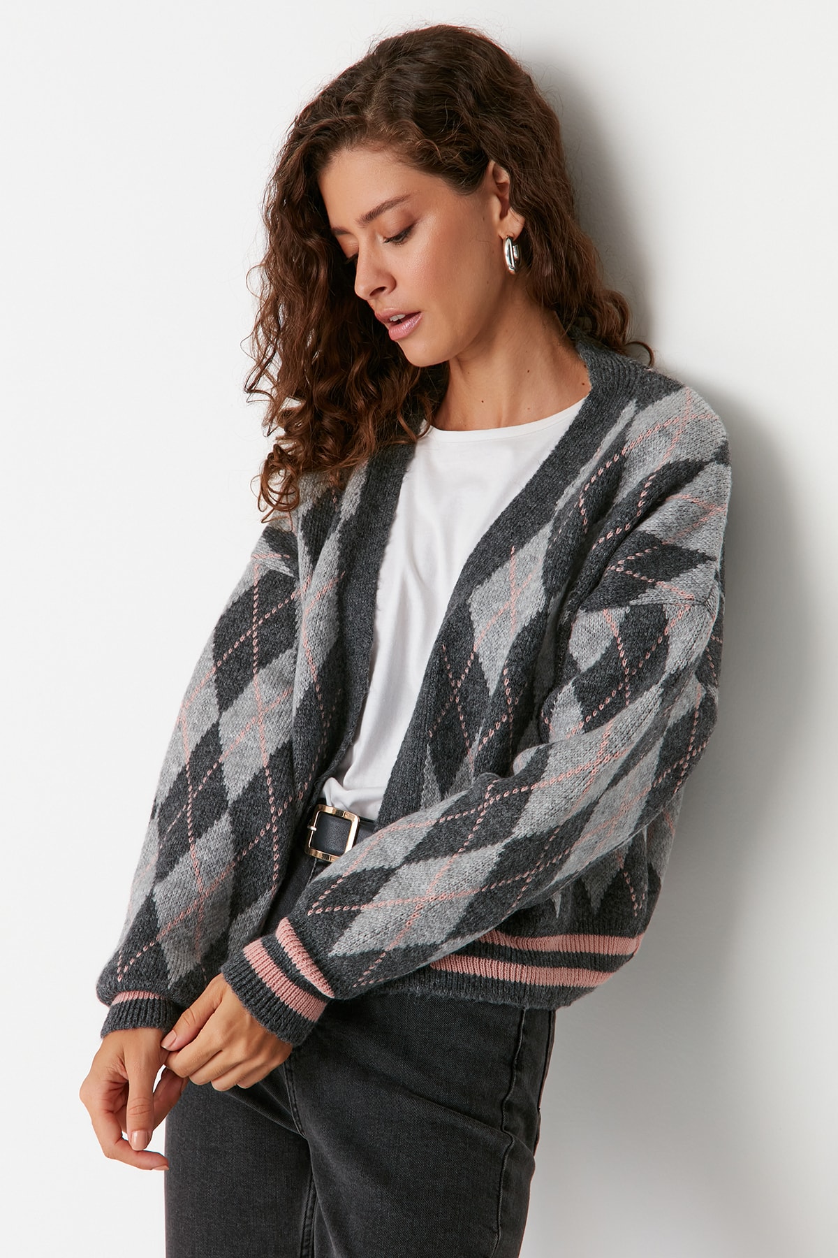 Trendyol Dames Baklava Cardigan