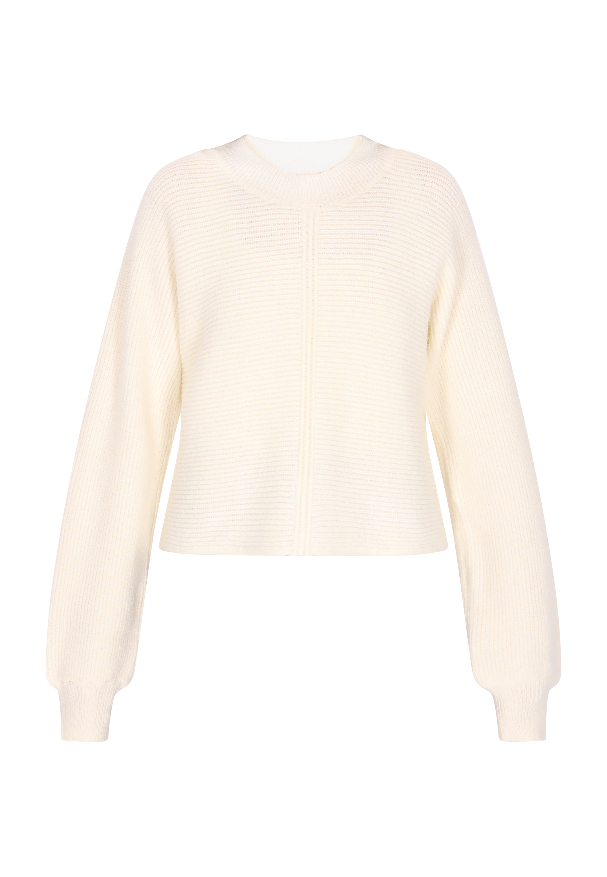 Thumbnail - Dreimaster Pullover Damen Wollweiss
