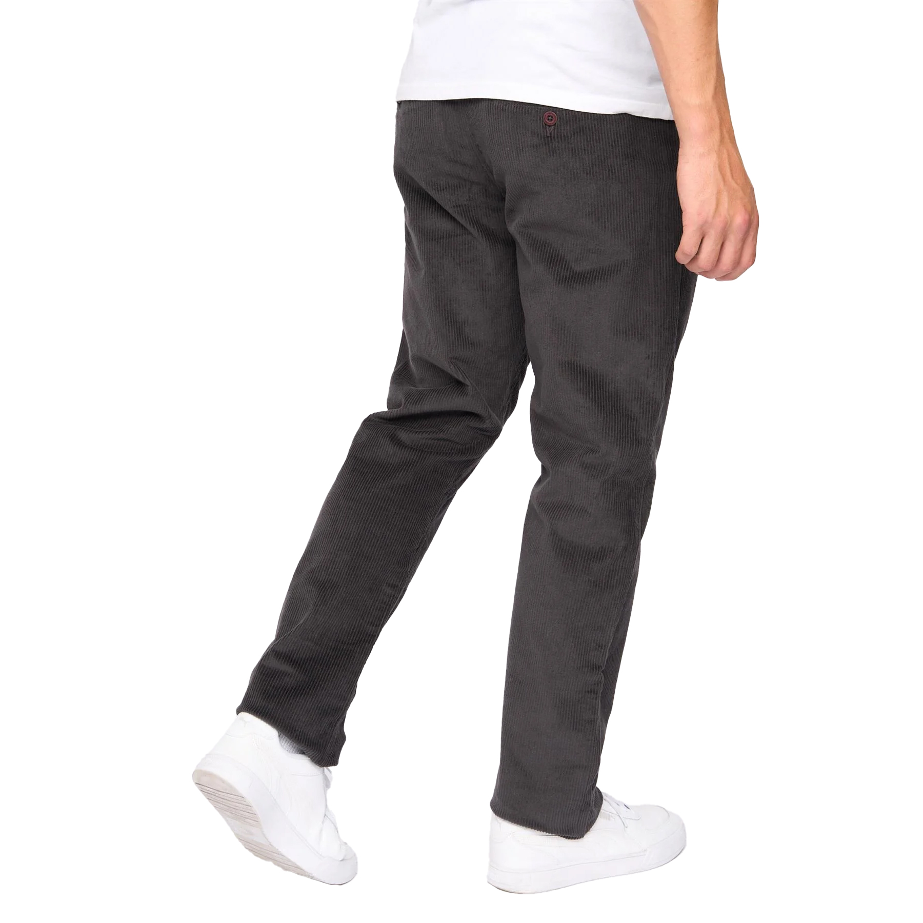 Crosshatch Mens Cordout lösa byxor (antracit) herr – bild 2