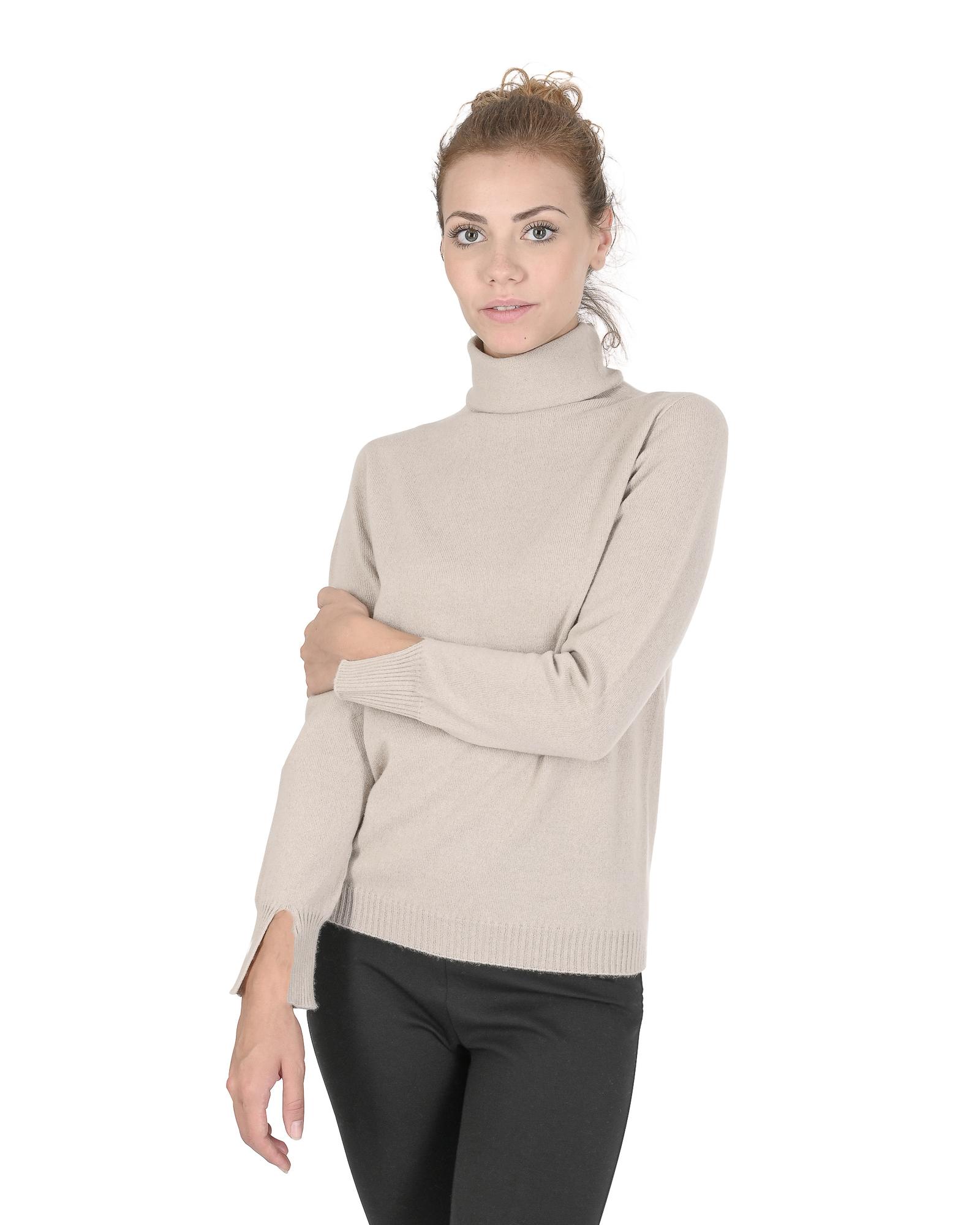 Thumbnail - Premium Kaschmir Damen Rollkragenpullover