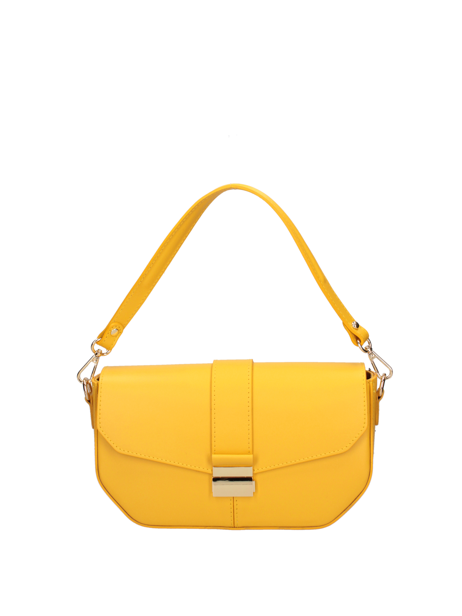 Thumbnail - Roberta Rossi Schultertasche Frauen YELLOW