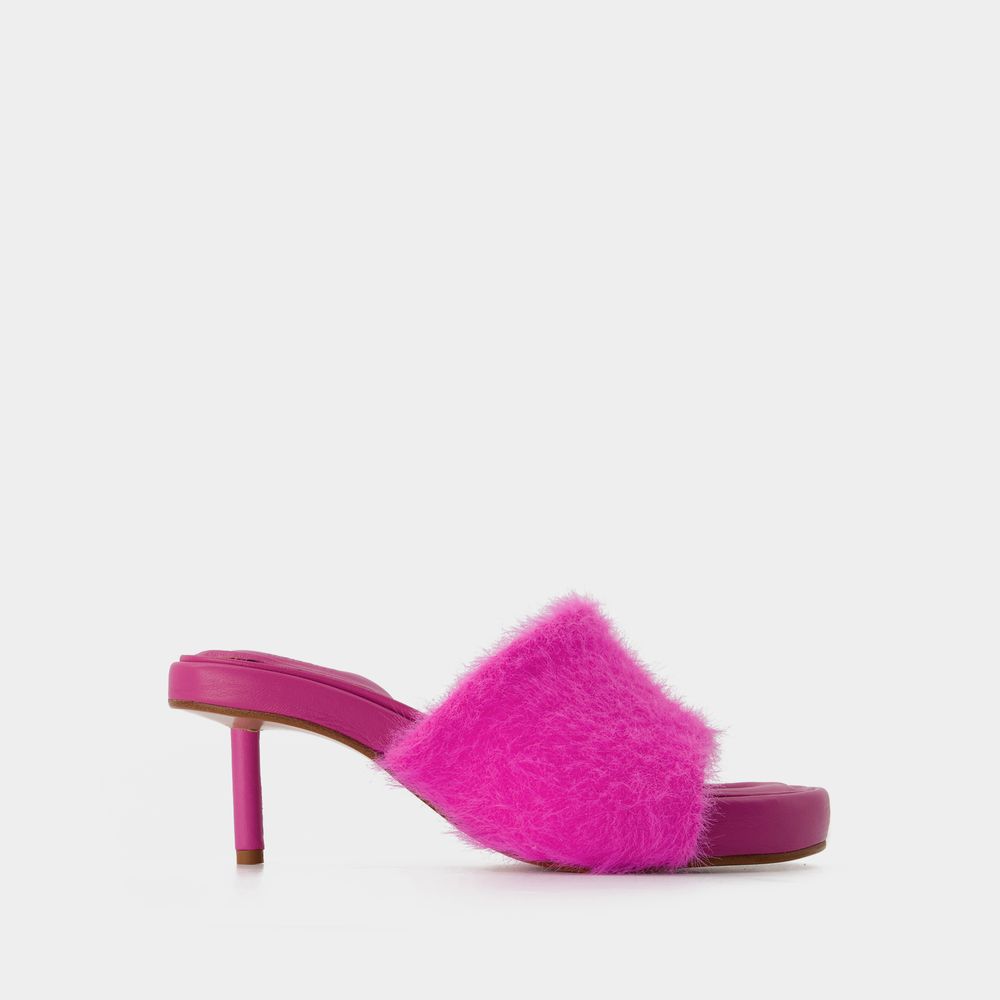 Argilla Pantoletten aus rosa Polyamid